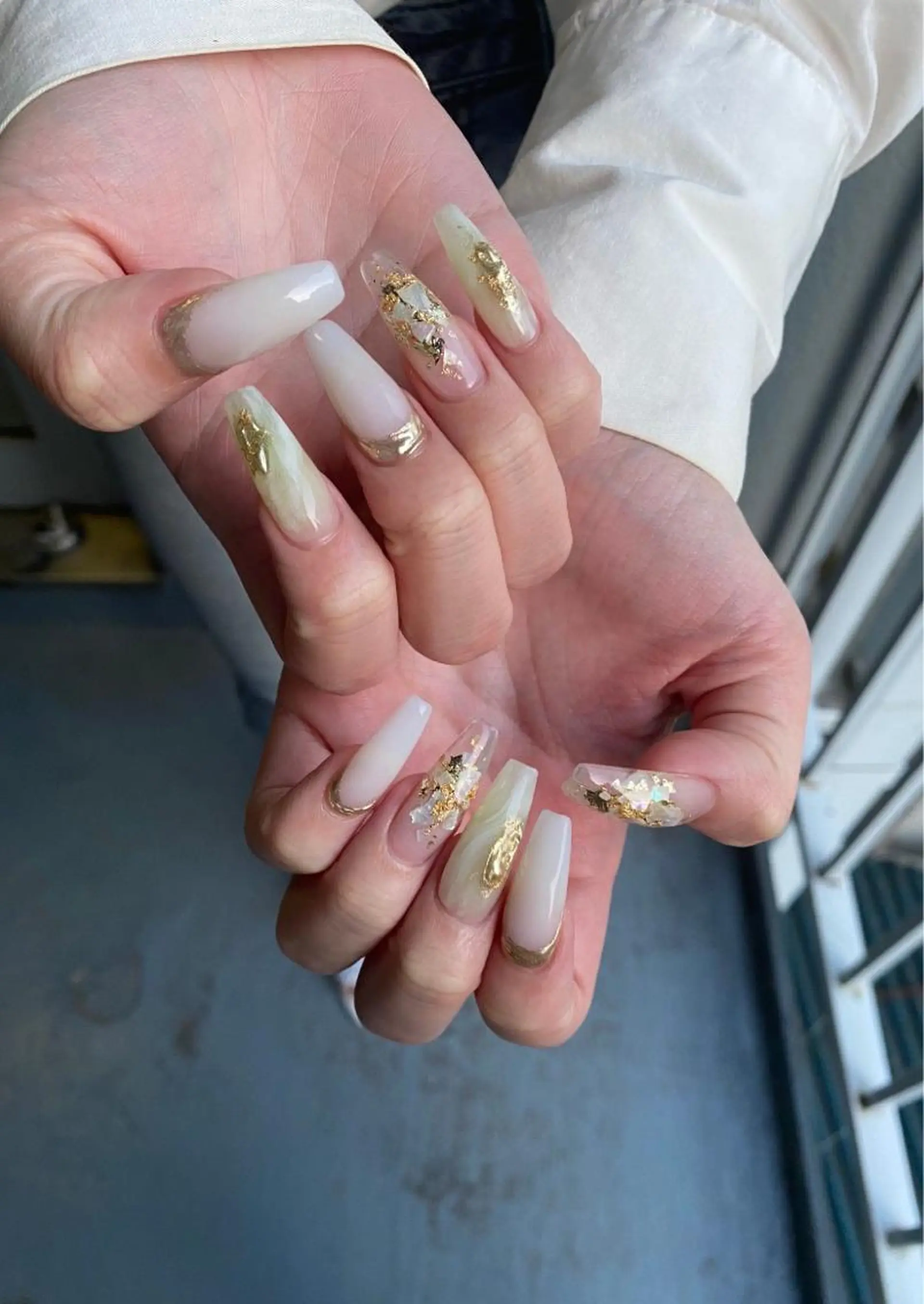 ネイル ロングネイル スカルプネイル ハンドネイル 【やり放題専門店】 スカルプ＆長さ出しのネイルデザイン