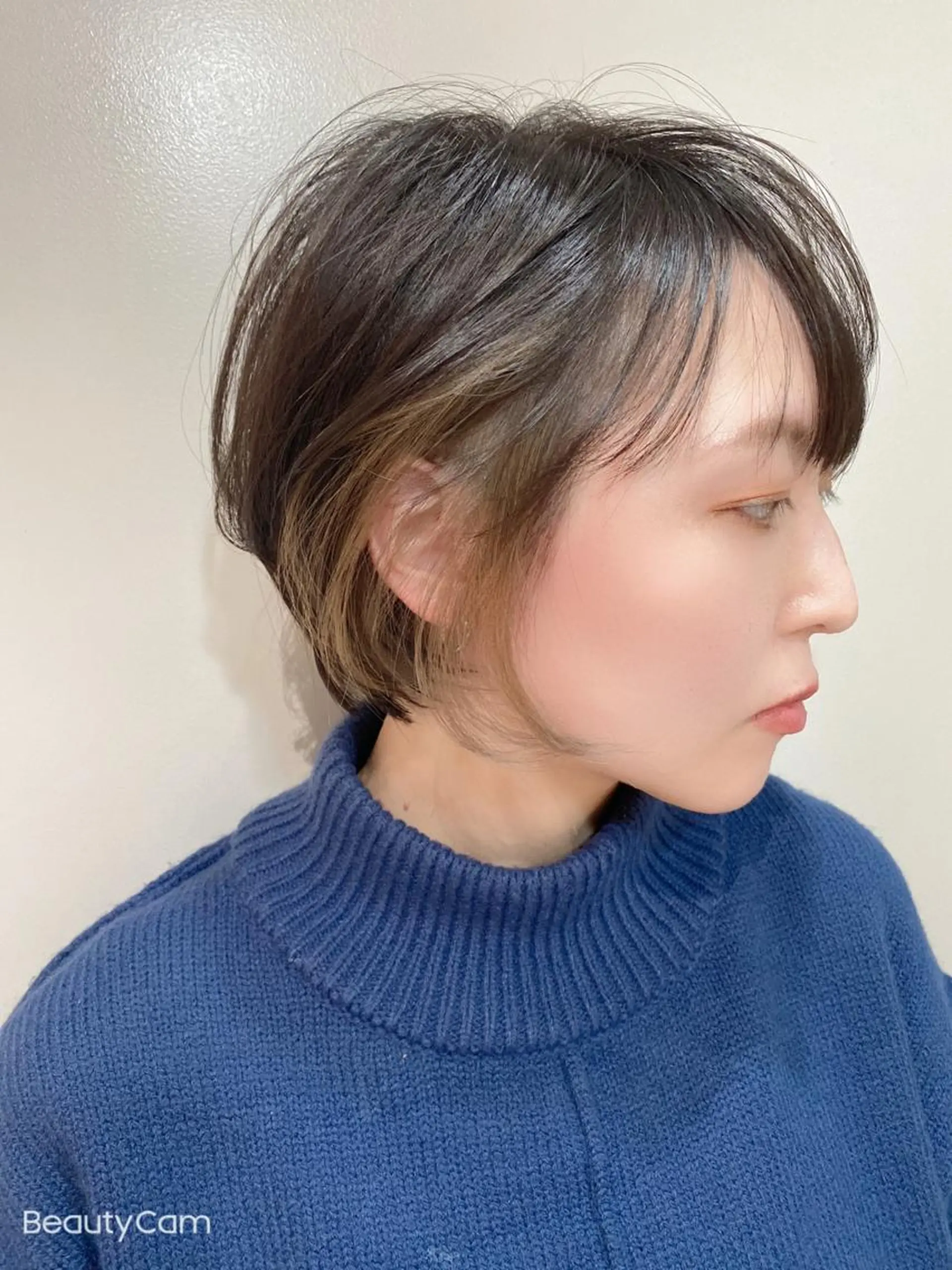 ショート パーソナルカラー lapiax阿部のヘアスタイル