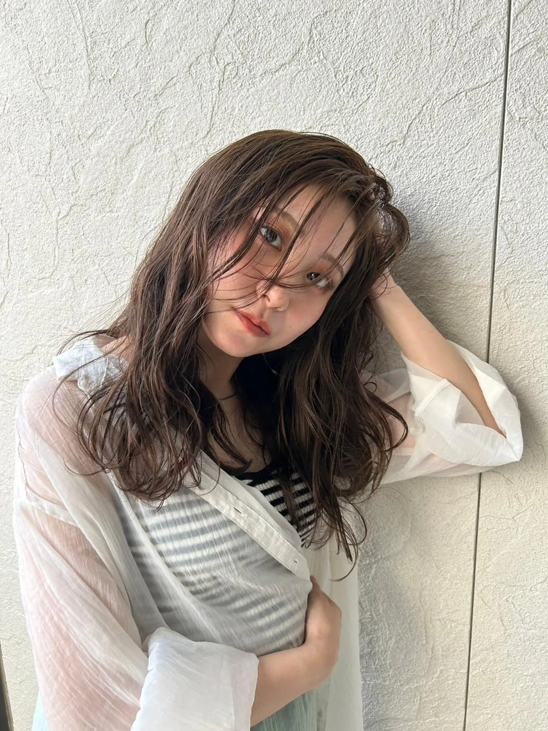 セミロング カラー 髪質改善/美髪 艶カラーLillyのヘアスタイル