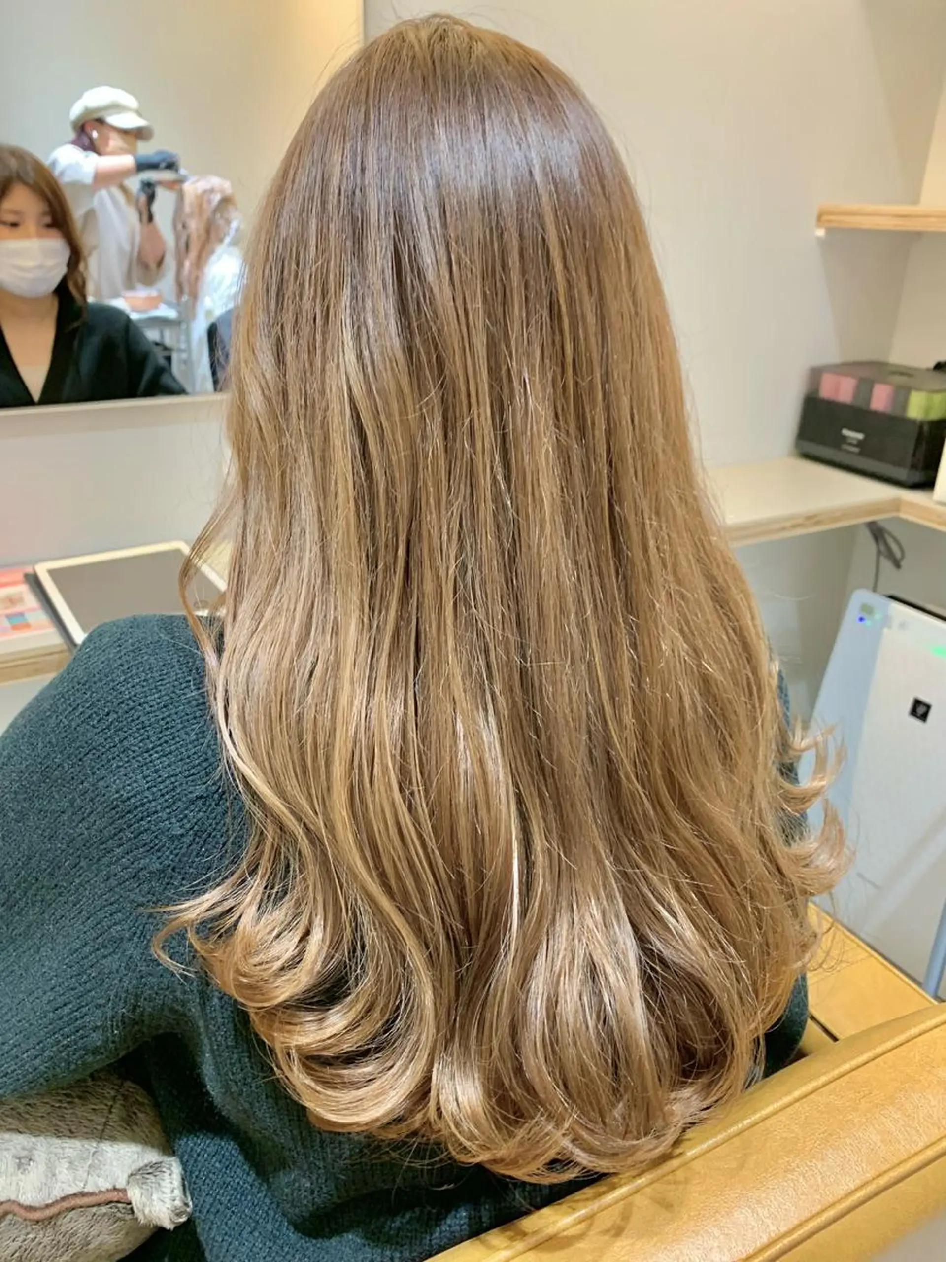 ロング カラー 縮毛矯正×艶カラー /中村勇太のヘアスタイル