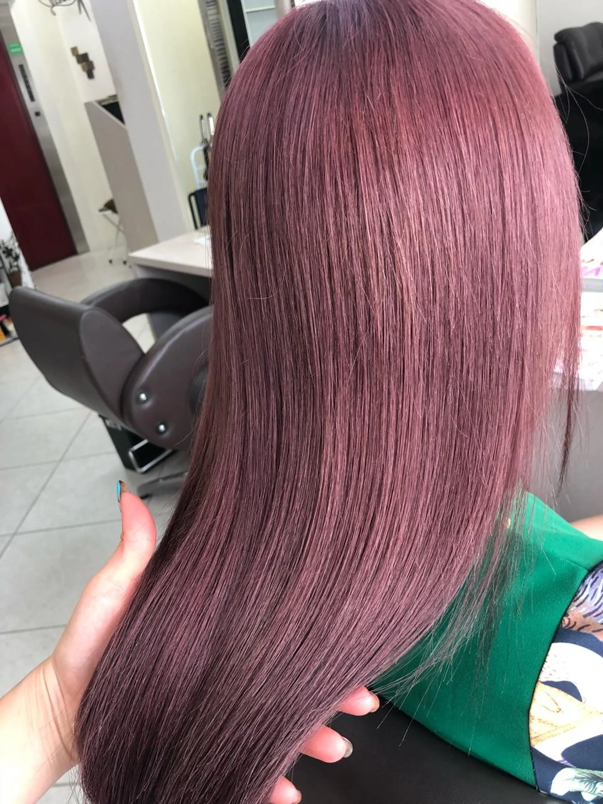 ロング カラー ピンクカラー ローズカラー MAKO ❤️🔥NEXTのヘアスタイル