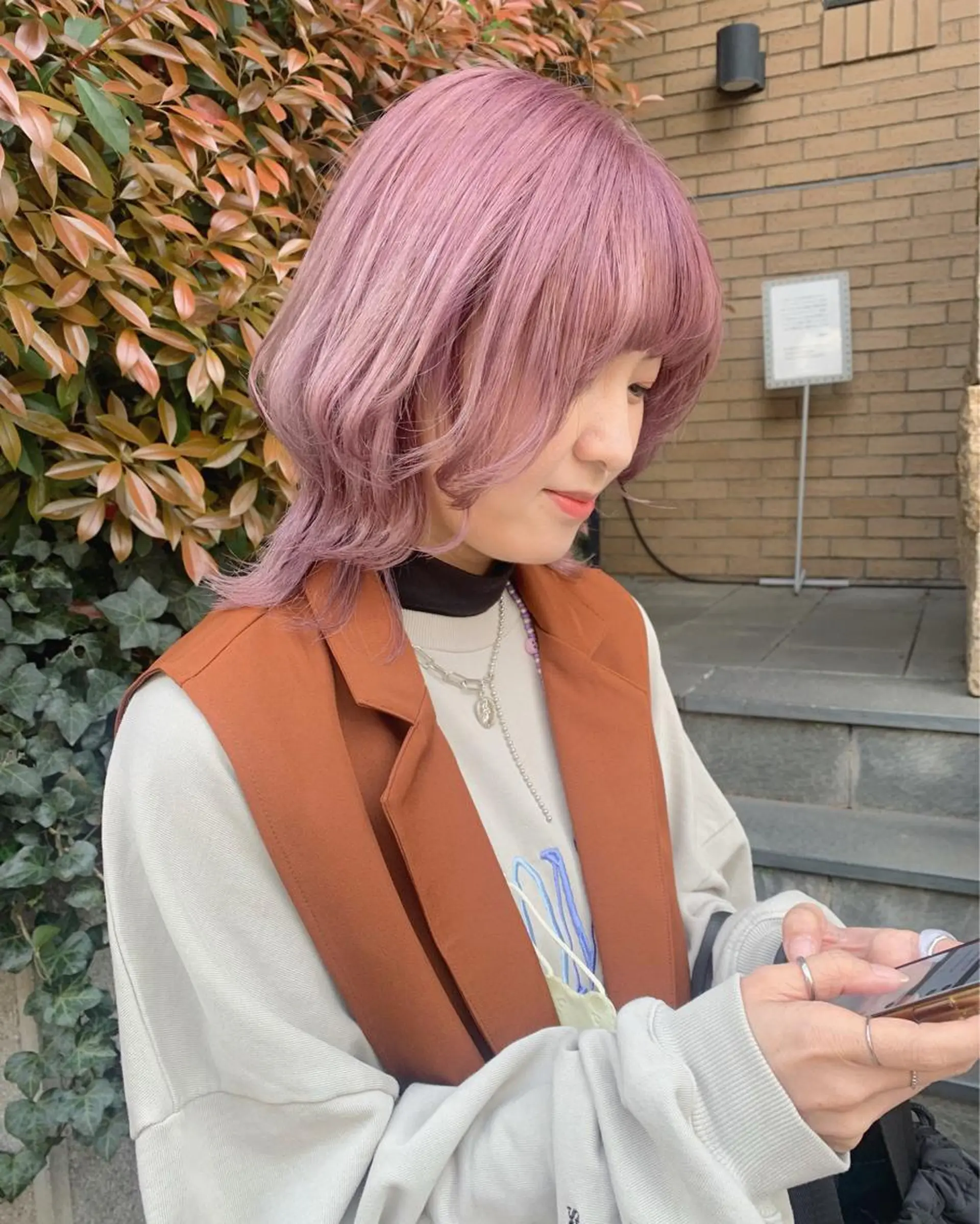 ミディアム カラー ヘアカラー suu所属・🐝 hachi🐝のヘアスタイル