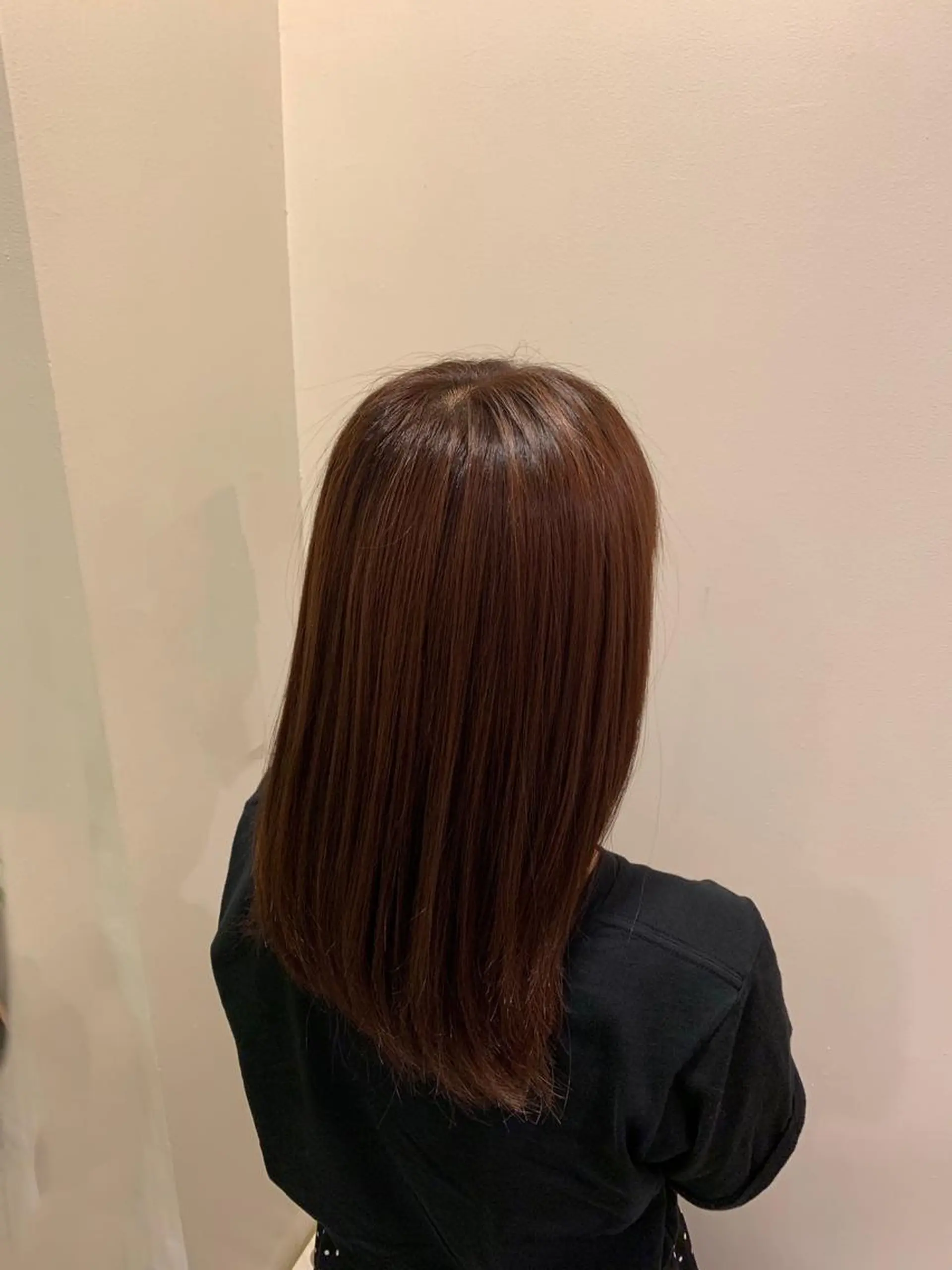 セミロング パーマ 伸ばしかけ 縮毛矯正 Shouei  のヘアスタイル