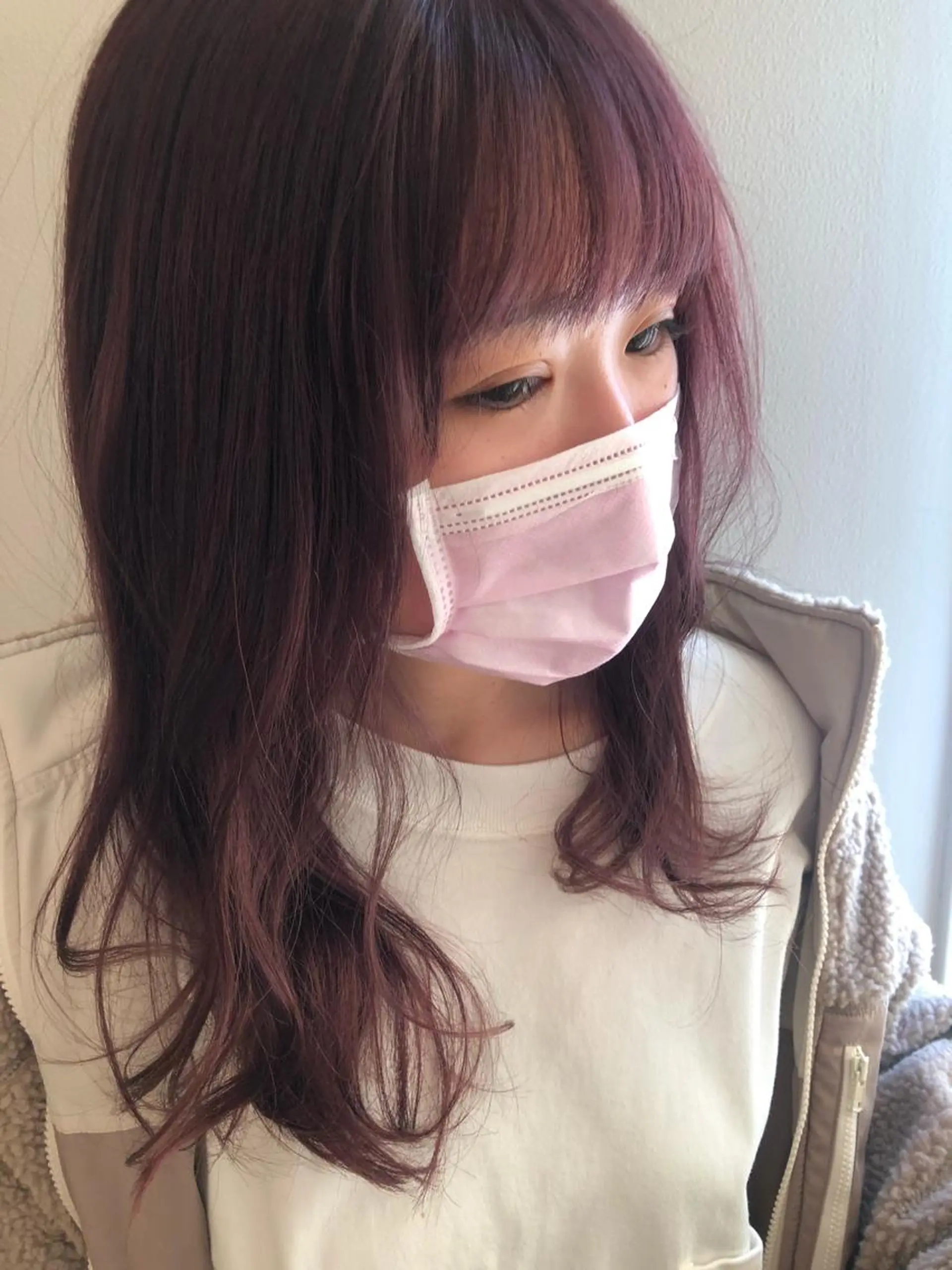 ロング カラー ブリーチ ヘアカラー トリートメント 盛れるレイヤーカット 得意🌹井上美沙のヘアスタイル