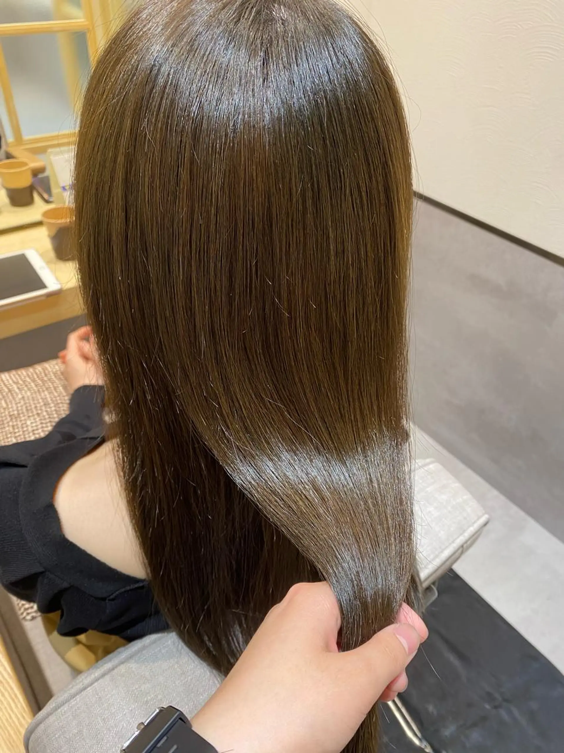 ロング カラー やまぐち あやみのヘアスタイル