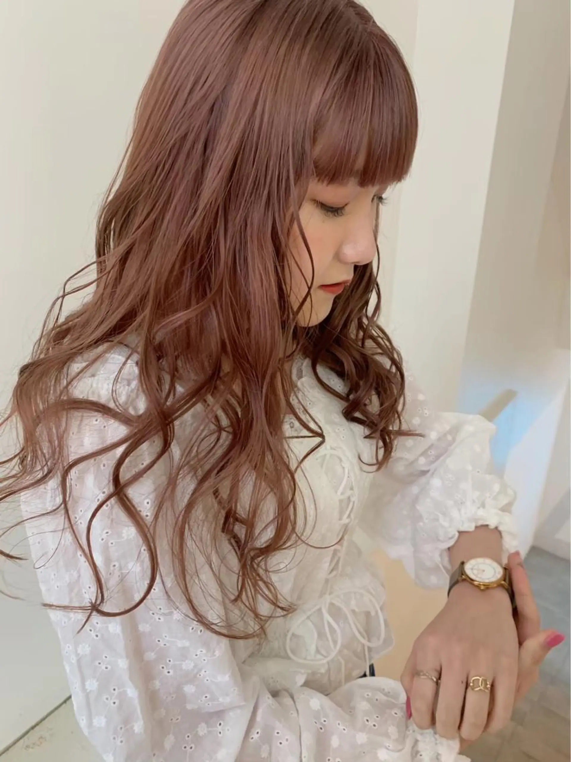 ロング カラー パーマ zestKalon 🔗IBUのヘアスタイル