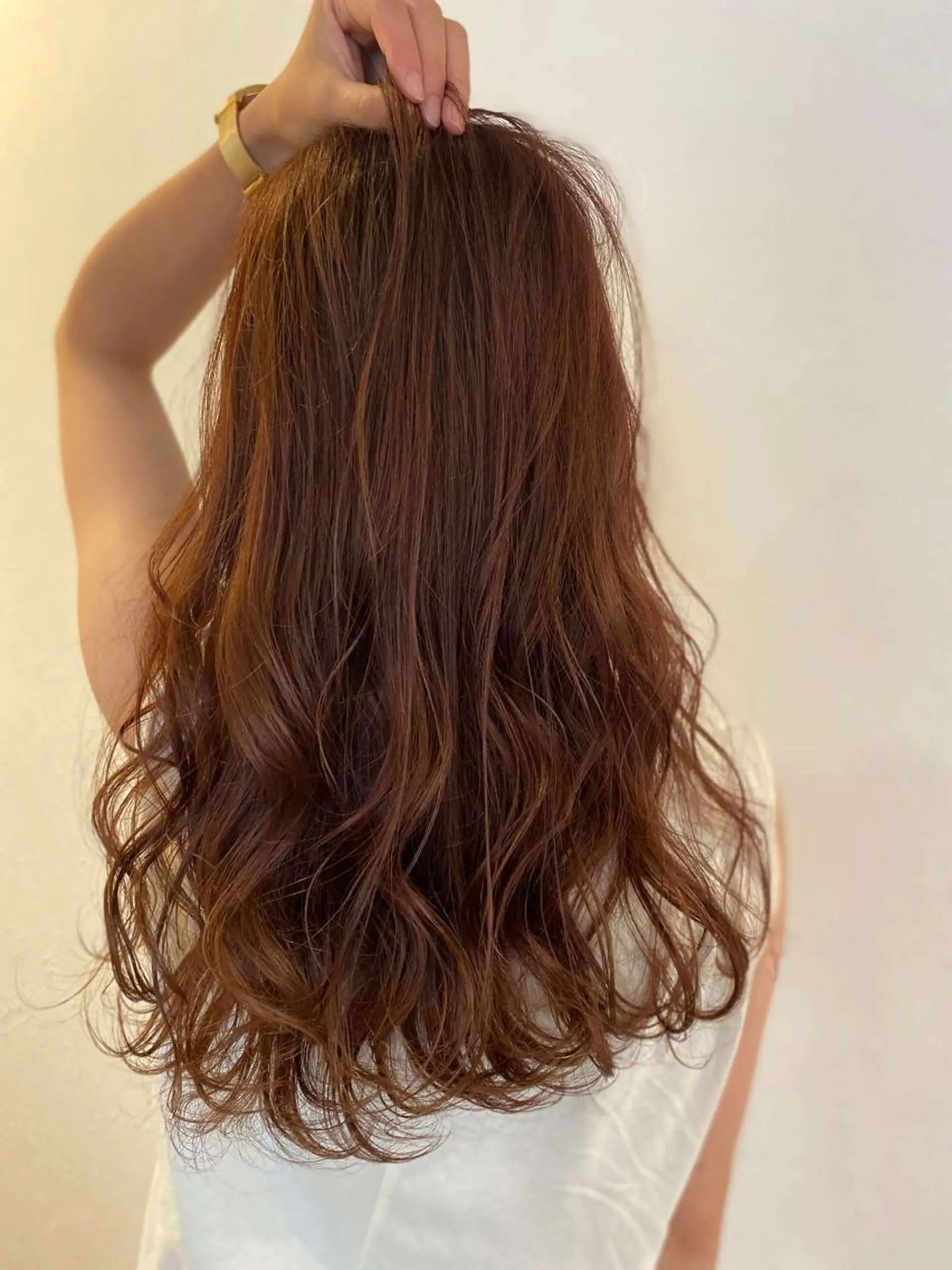 ロング カラー パーマ カット ヘアカラー m ā l o. マァロのヘアスタイル