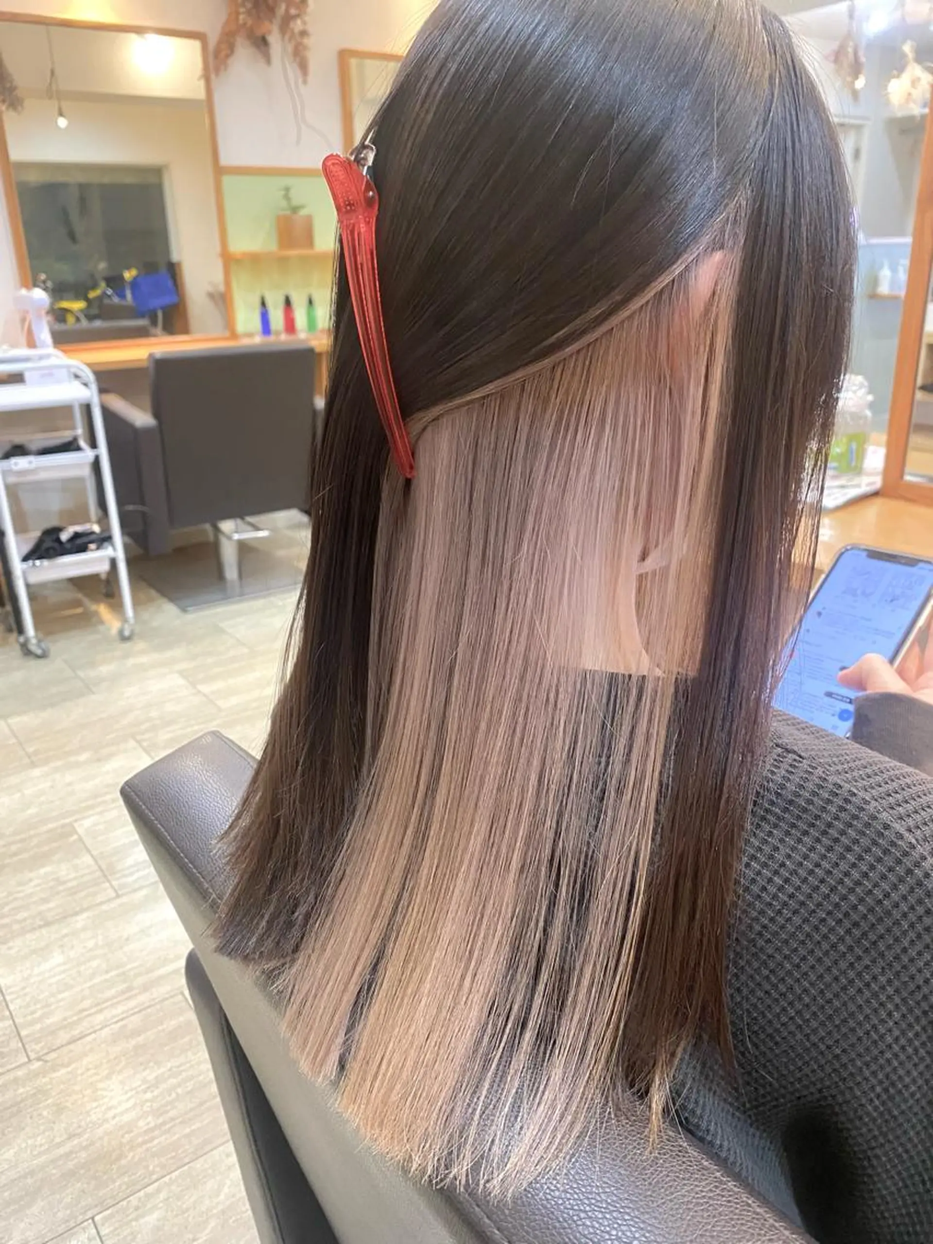 ロング カラー 和歌山髪質改善 那須優太のヘアスタイル