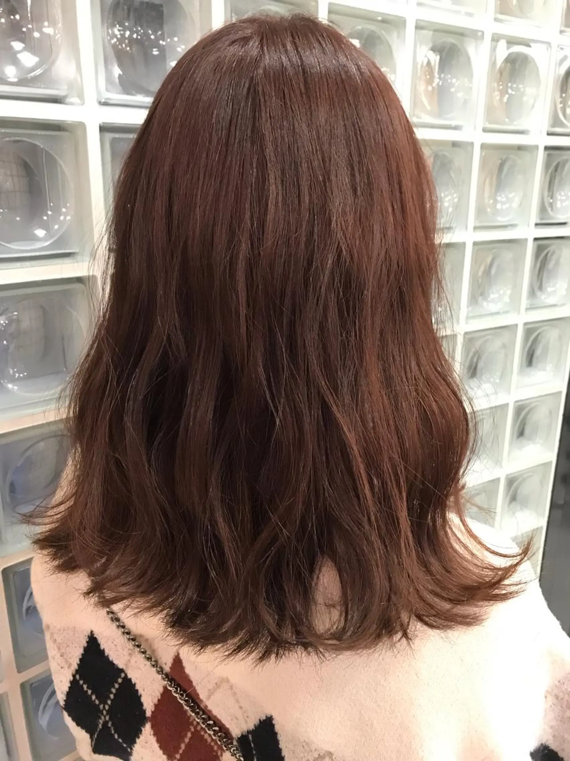 セミロング カラー パーマ ヘアアレンジ メンズ キッズ ネイル マツエク・マツパ 神山 昌子のヘアスタイル