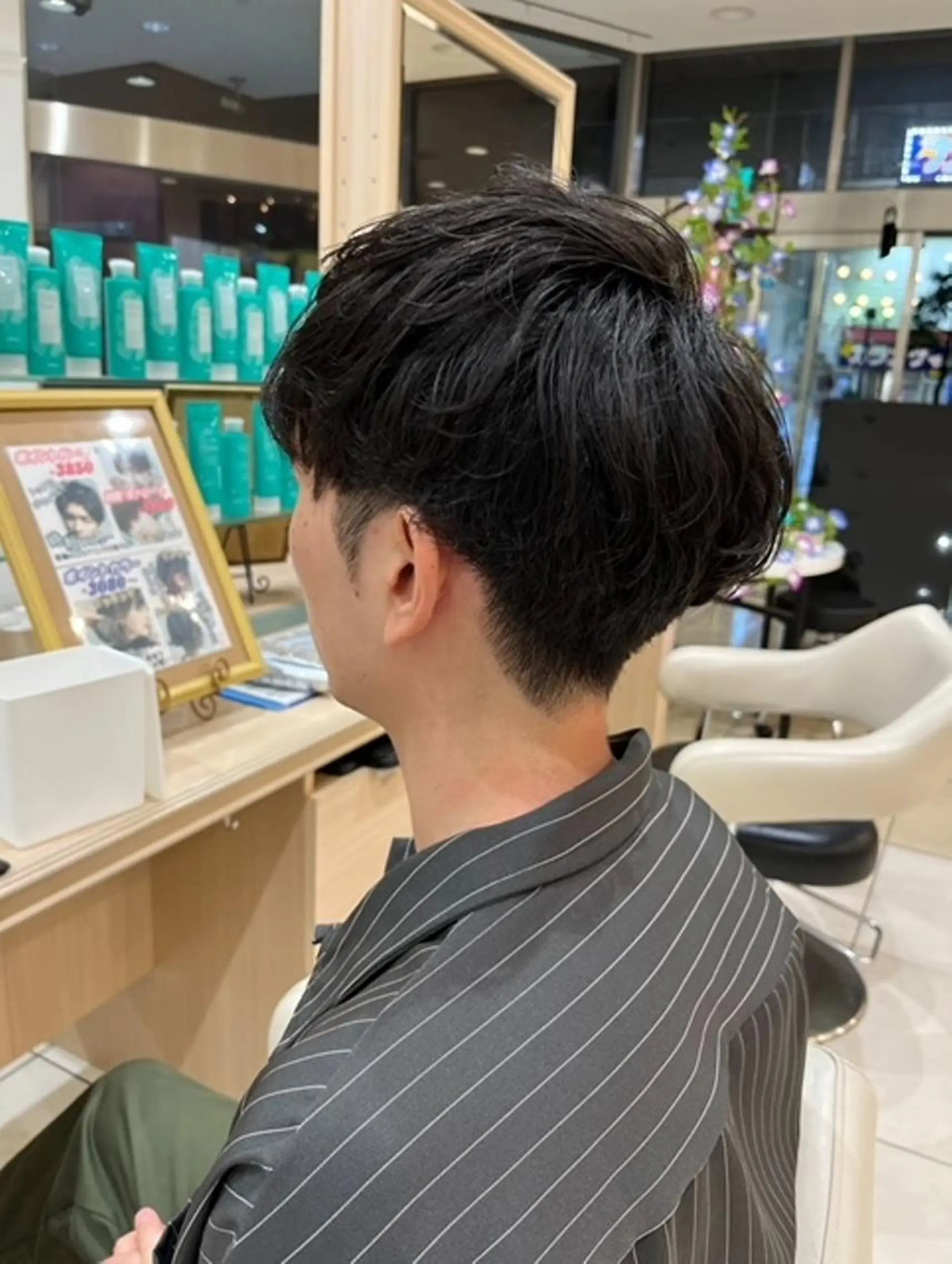 メンズ カット パーマ 片野 友椰のヘアスタイル