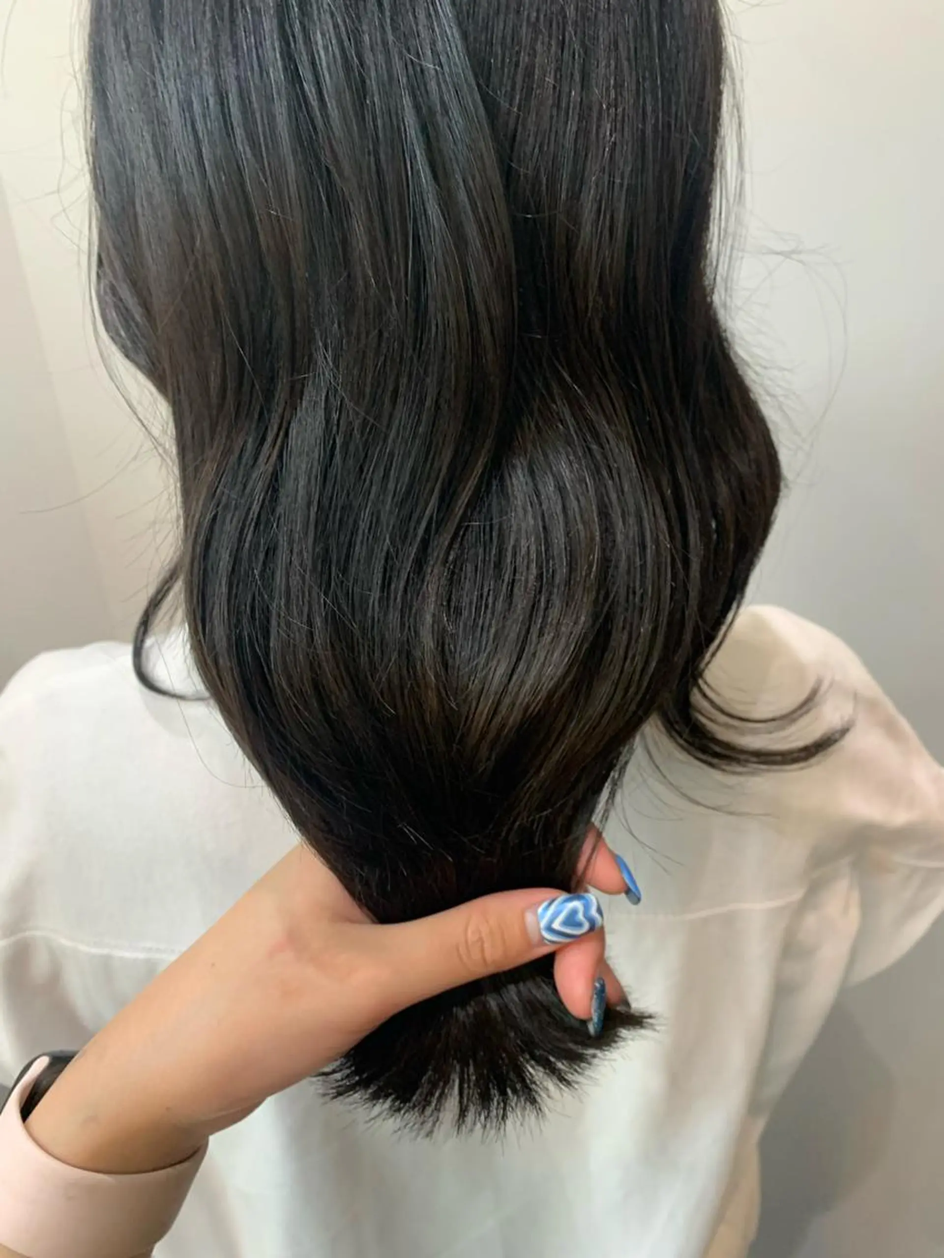 ロング 🌷ラベンダーピンク 顔まわり🌷ねいろのヘアスタイル