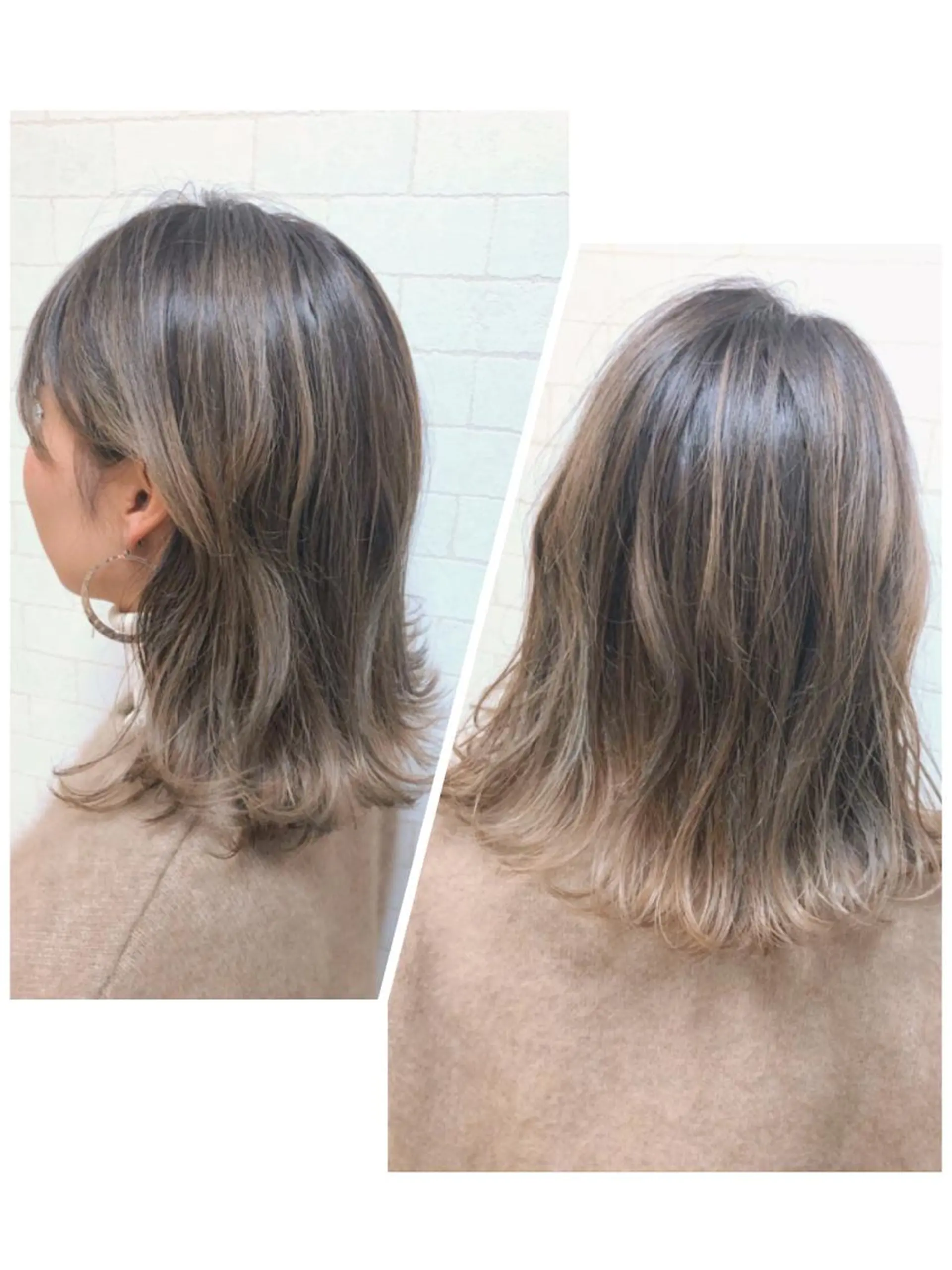 ミディアム ヘアカラー yoriko ♪のヘアスタイル