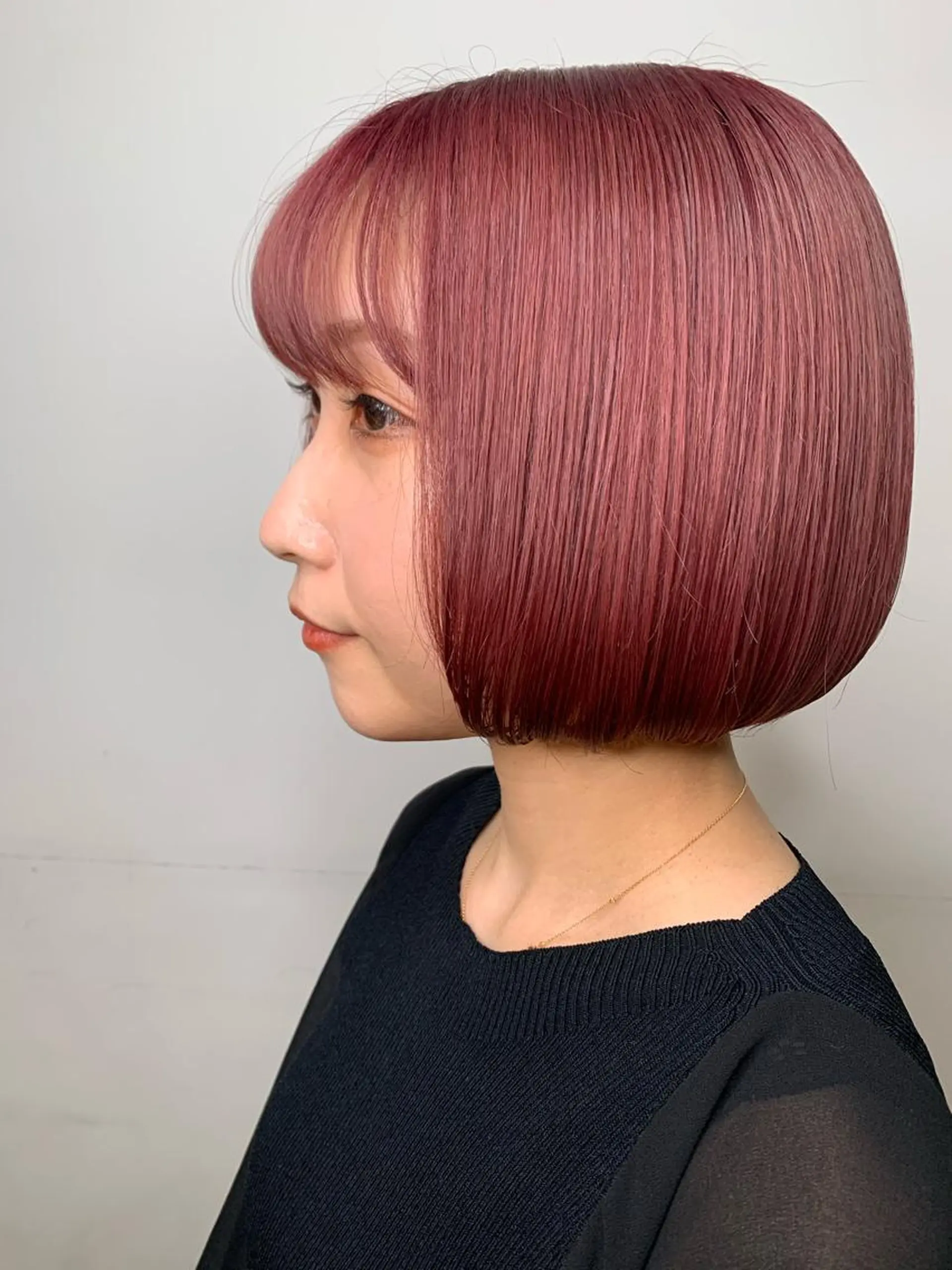 ショート カラー ブリーチ レッドカラー 【ロングウルフカット 姫カット】伊藤裕哉のヘアスタイル