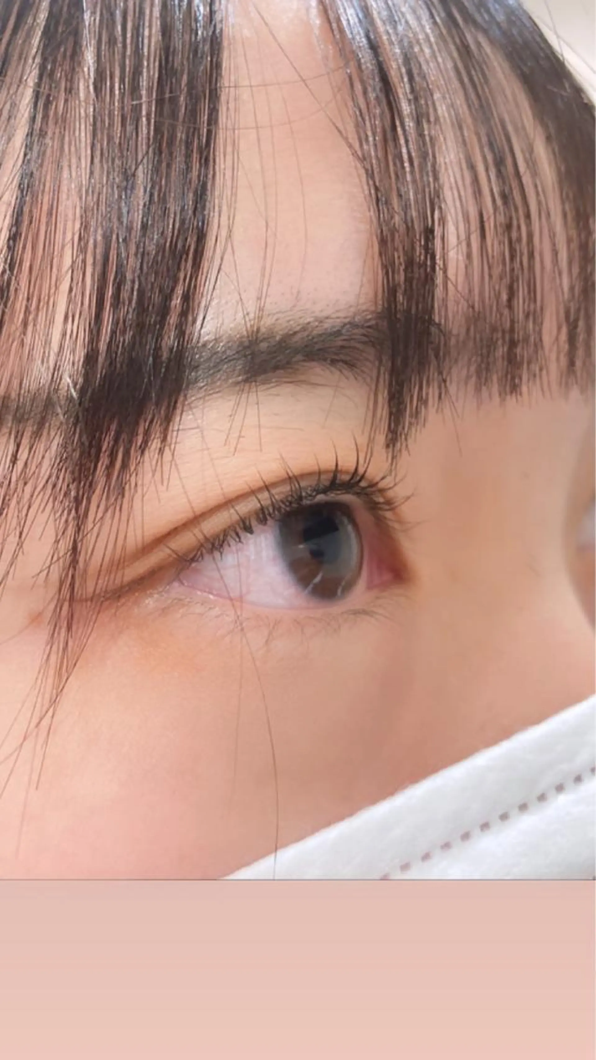 マツエク・マツパ 曲がる縮毛矯正 LIBER 　岩名のヘアスタイル