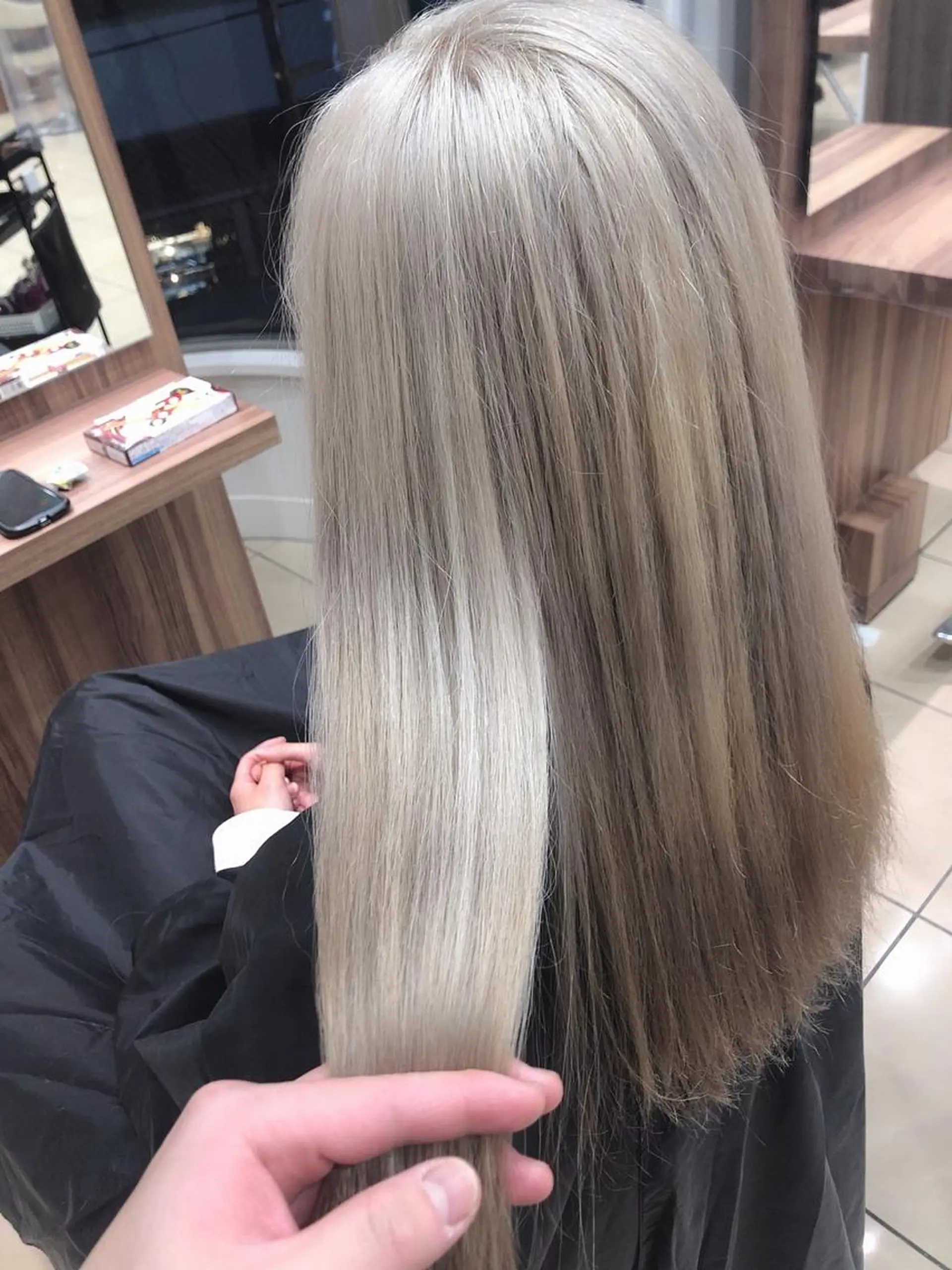 セミロング カラー ヘアカラー トリートメント レイヤー/ハッシュ 渋谷/サッタのヘアスタイル