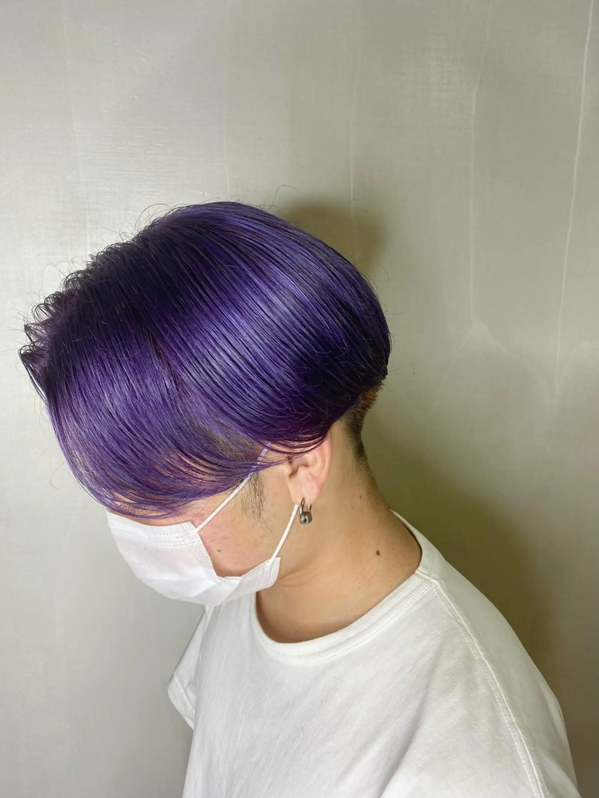 ショート カラー パープルカラー 【副店長】DAYS 2nd 久木山湧也のヘアスタイル