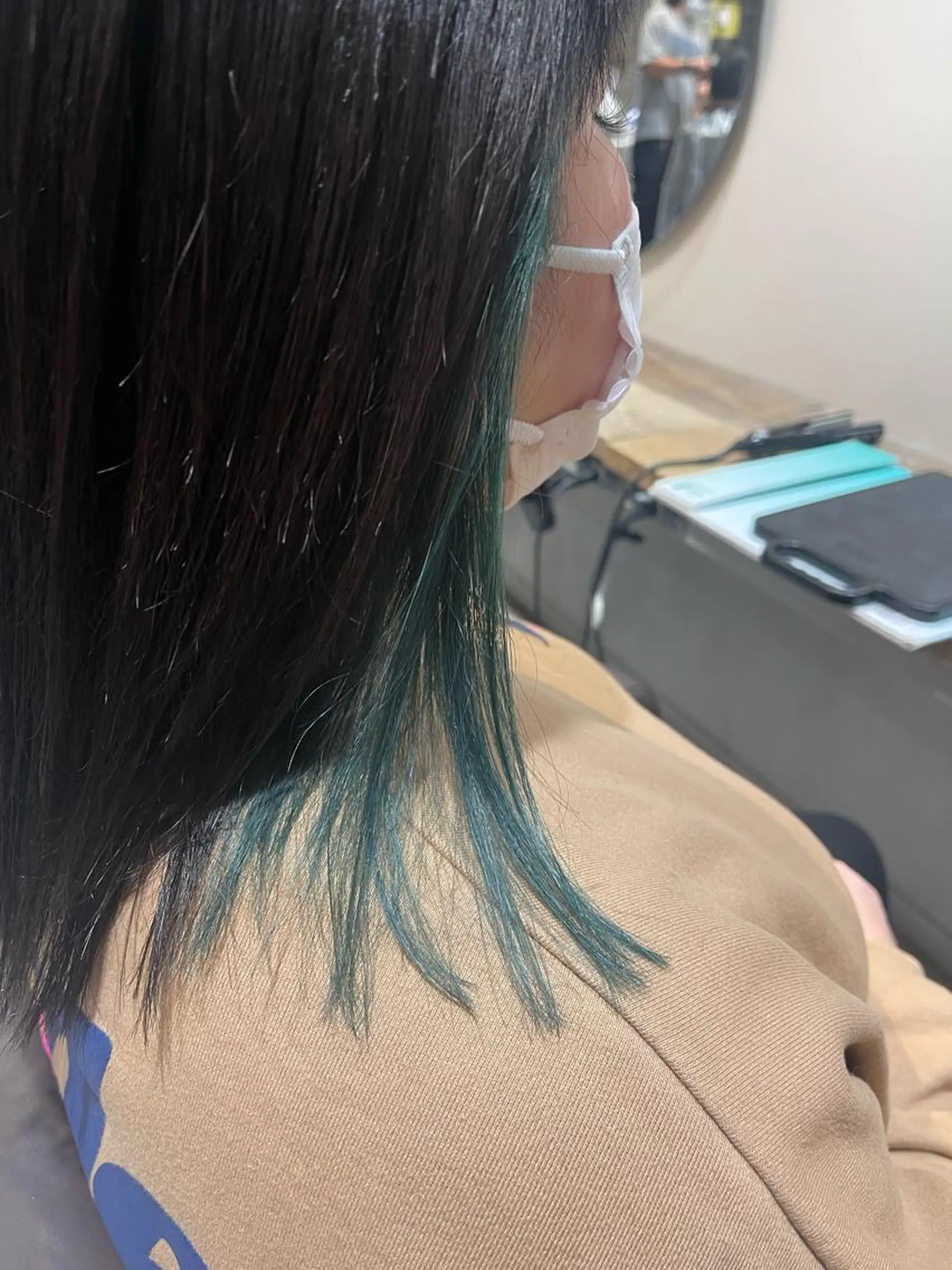 ミディアム ヘアカラー トリートメント 髪質改善×艶髪　斉藤 勝のヘアスタイル