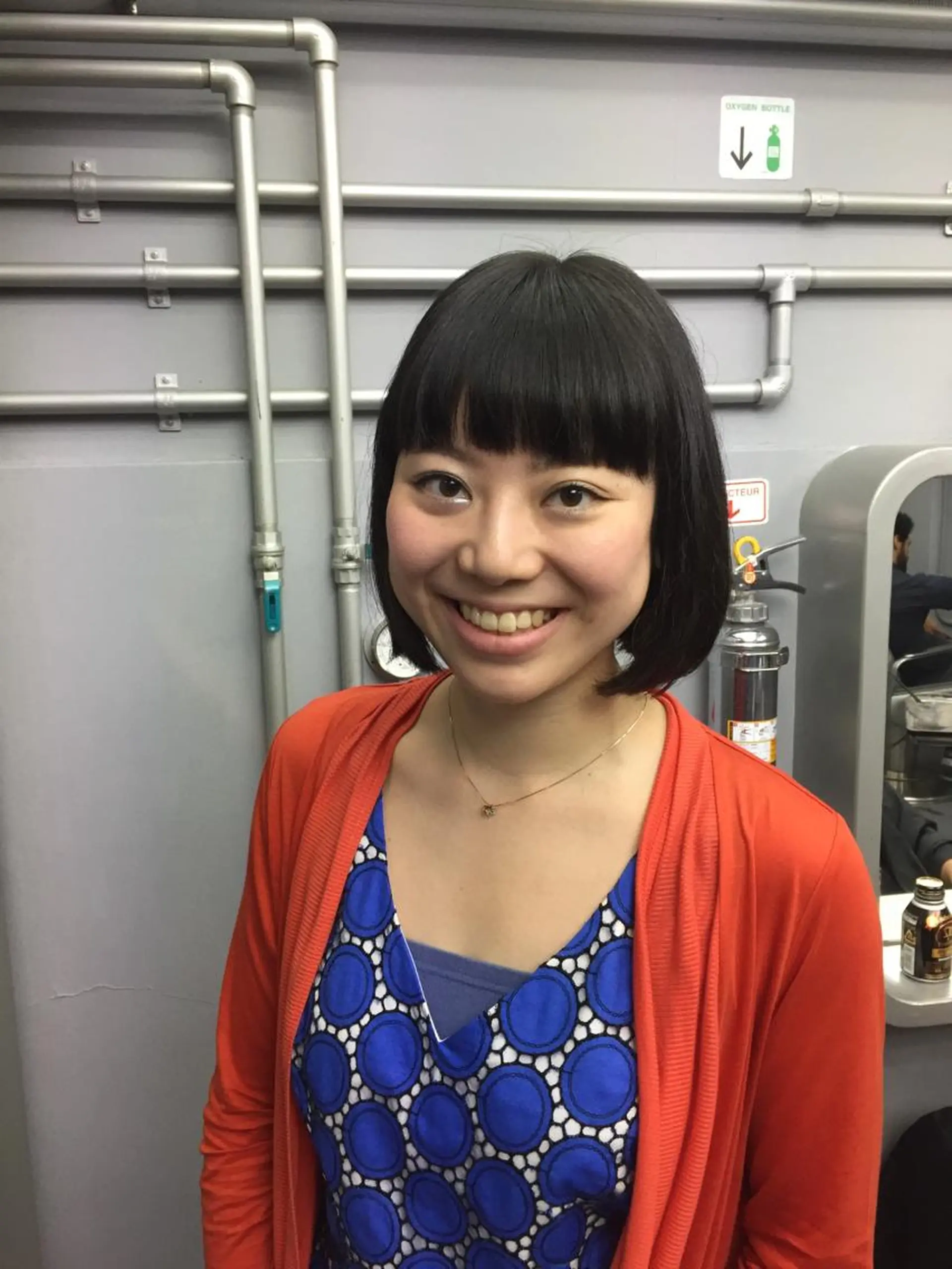 ミディアム パーマ ボブ 清田 仁のヘアスタイル