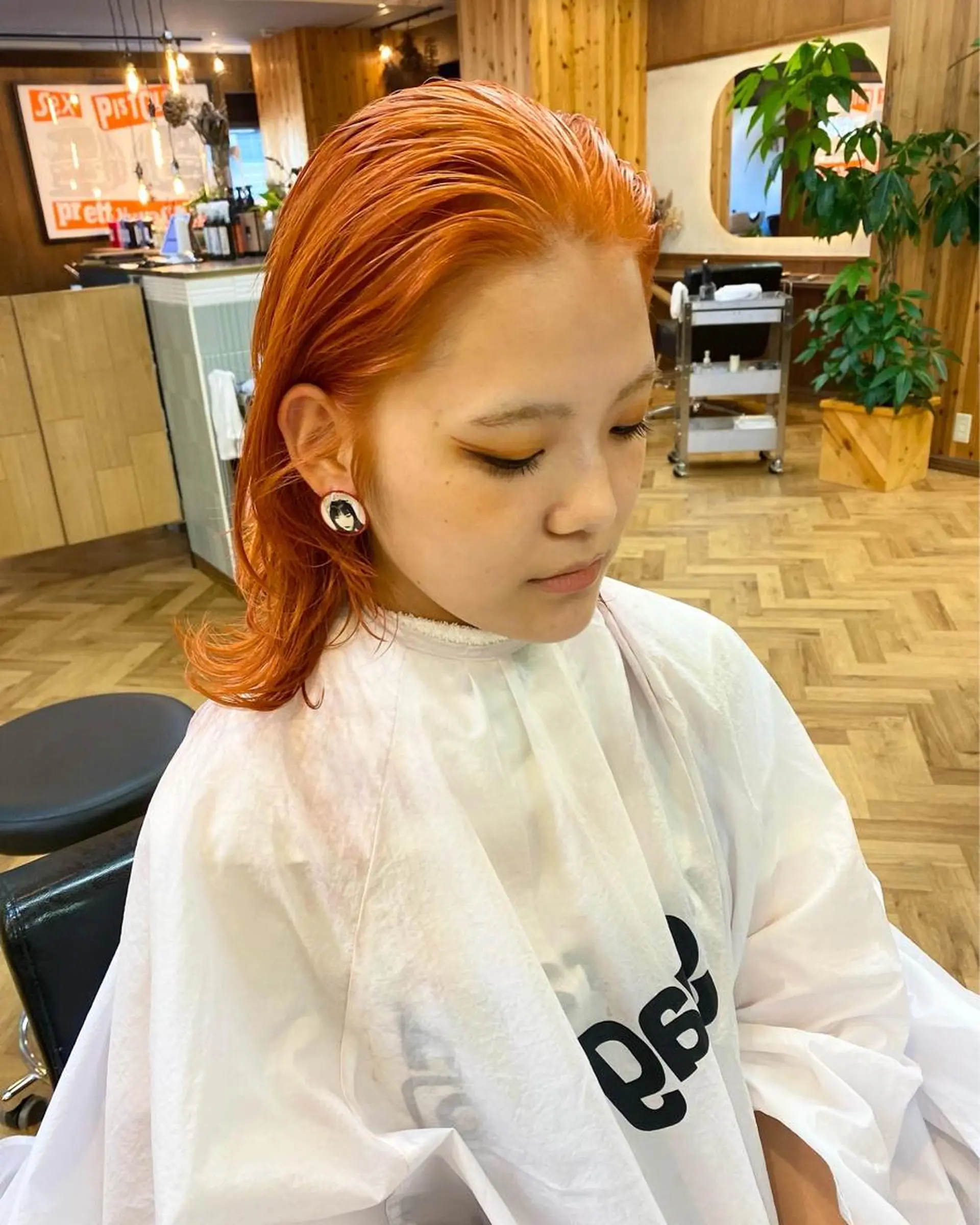 ショート デザインカラー/ボブ ブリーチカラー/ユリのヘアスタイル