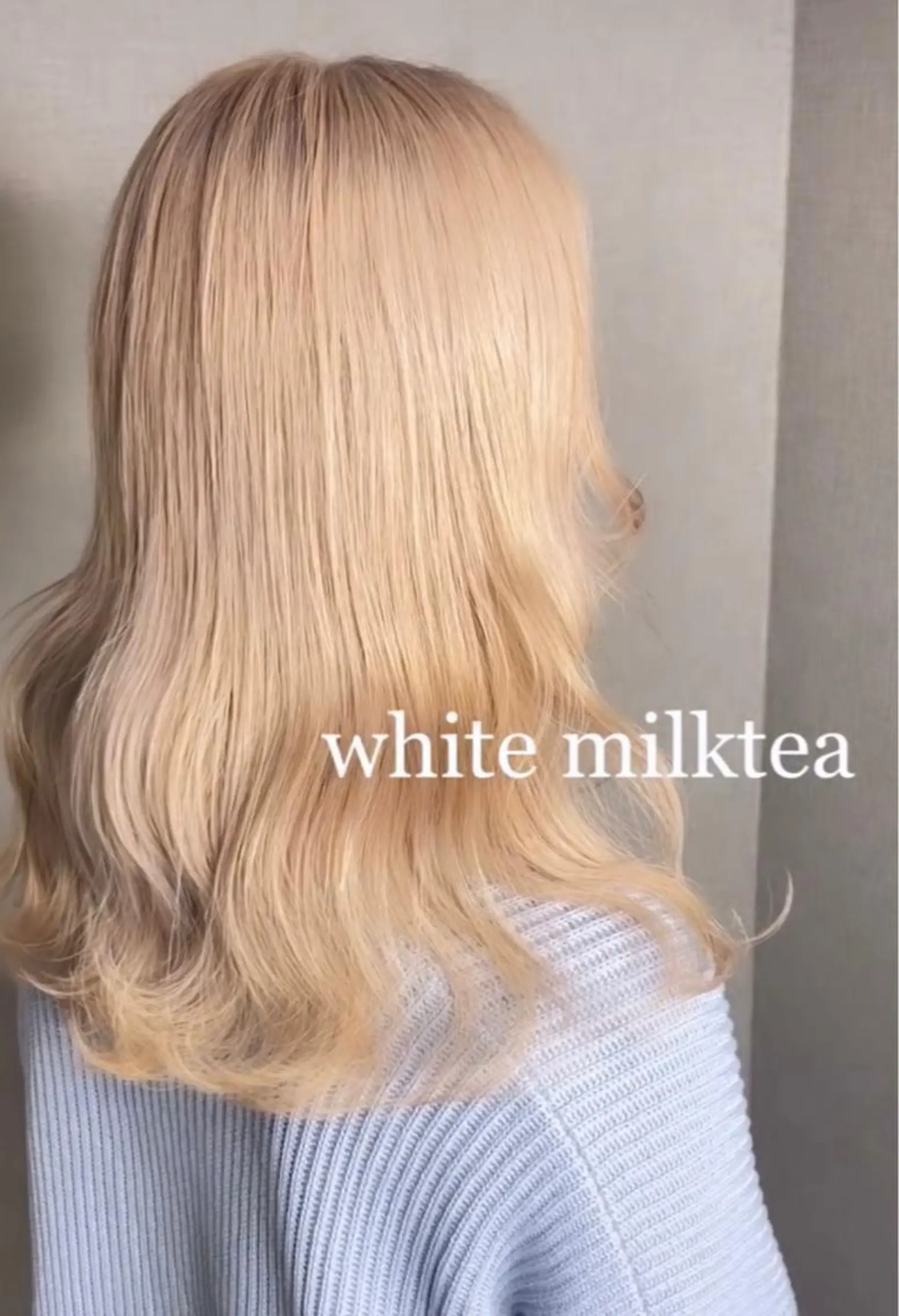 セミロング ハイライト レイヤーカット ヘアカラー Selene hair OSAKAのヘアスタイル
