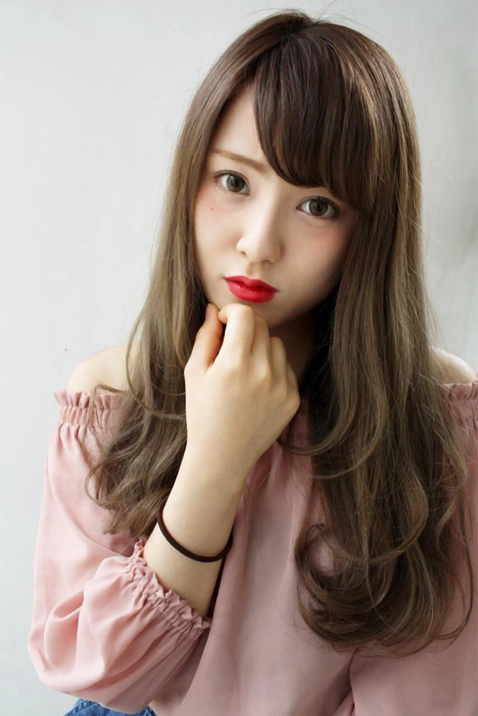 セミロング カラー パーマ tuuli トゥーリのヘアスタイル