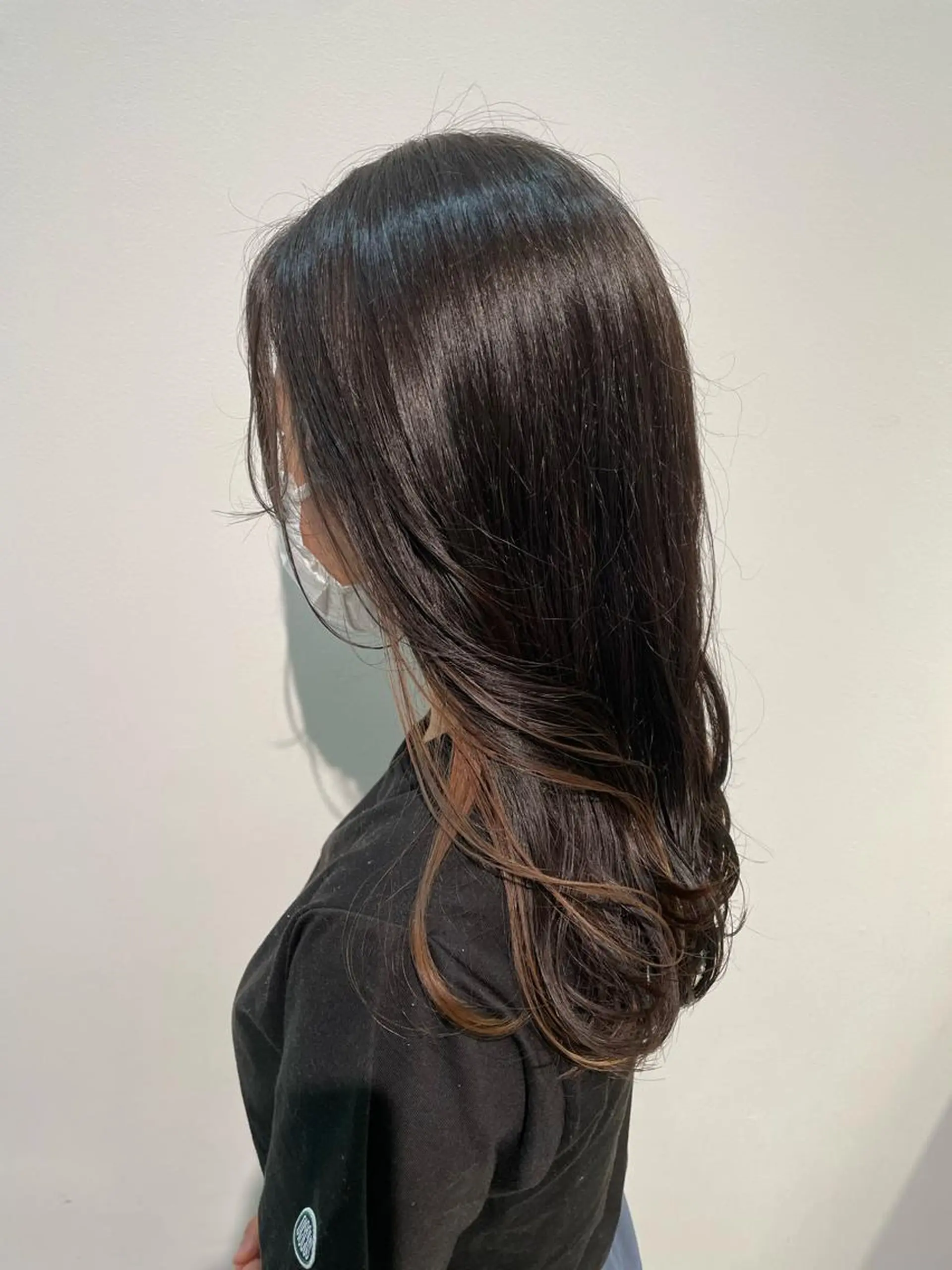 セミロング カラー Sana 🦢のヘアスタイル