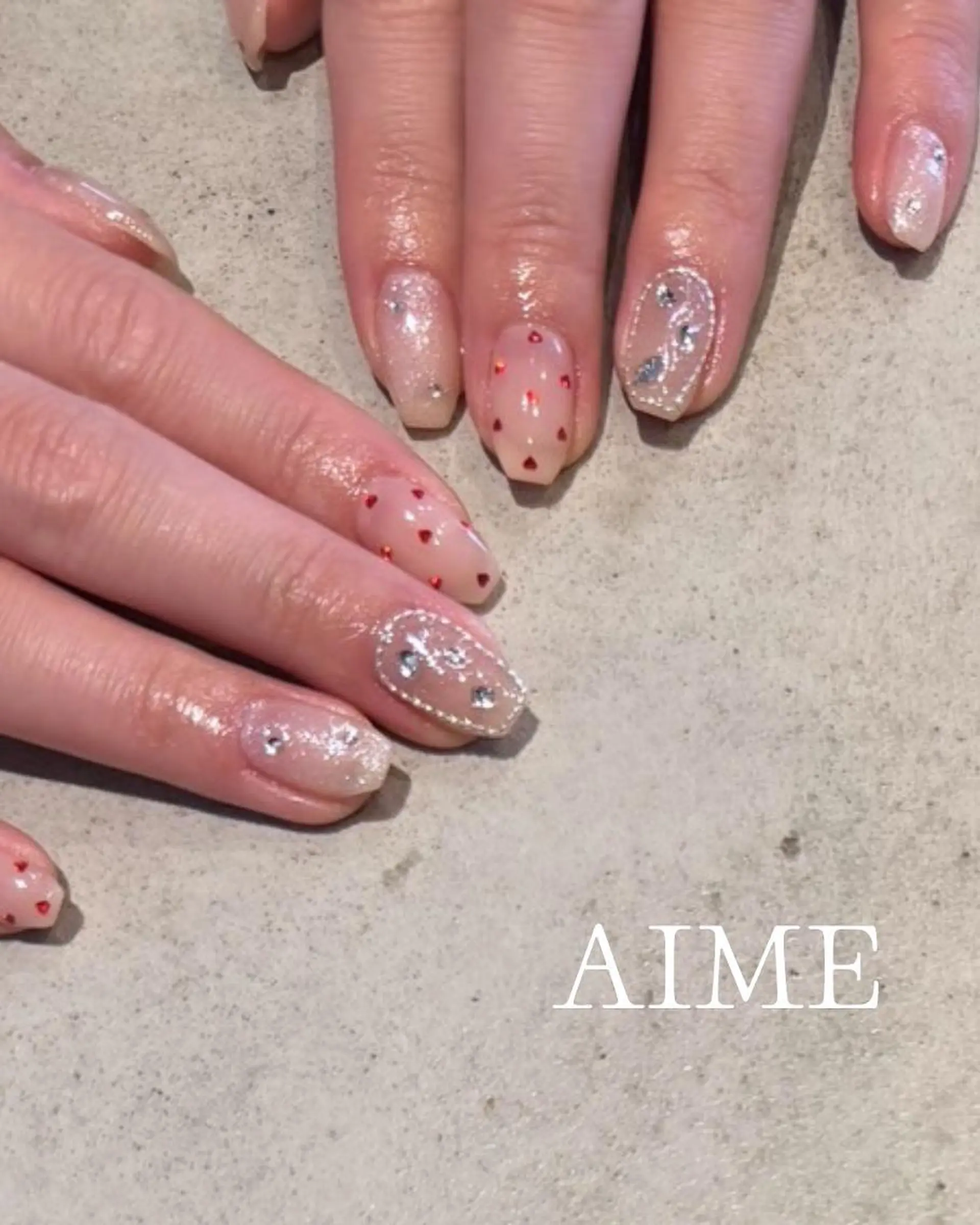 ネイル アートネイル ハンドネイル AIME （momo）のネイルデザイン