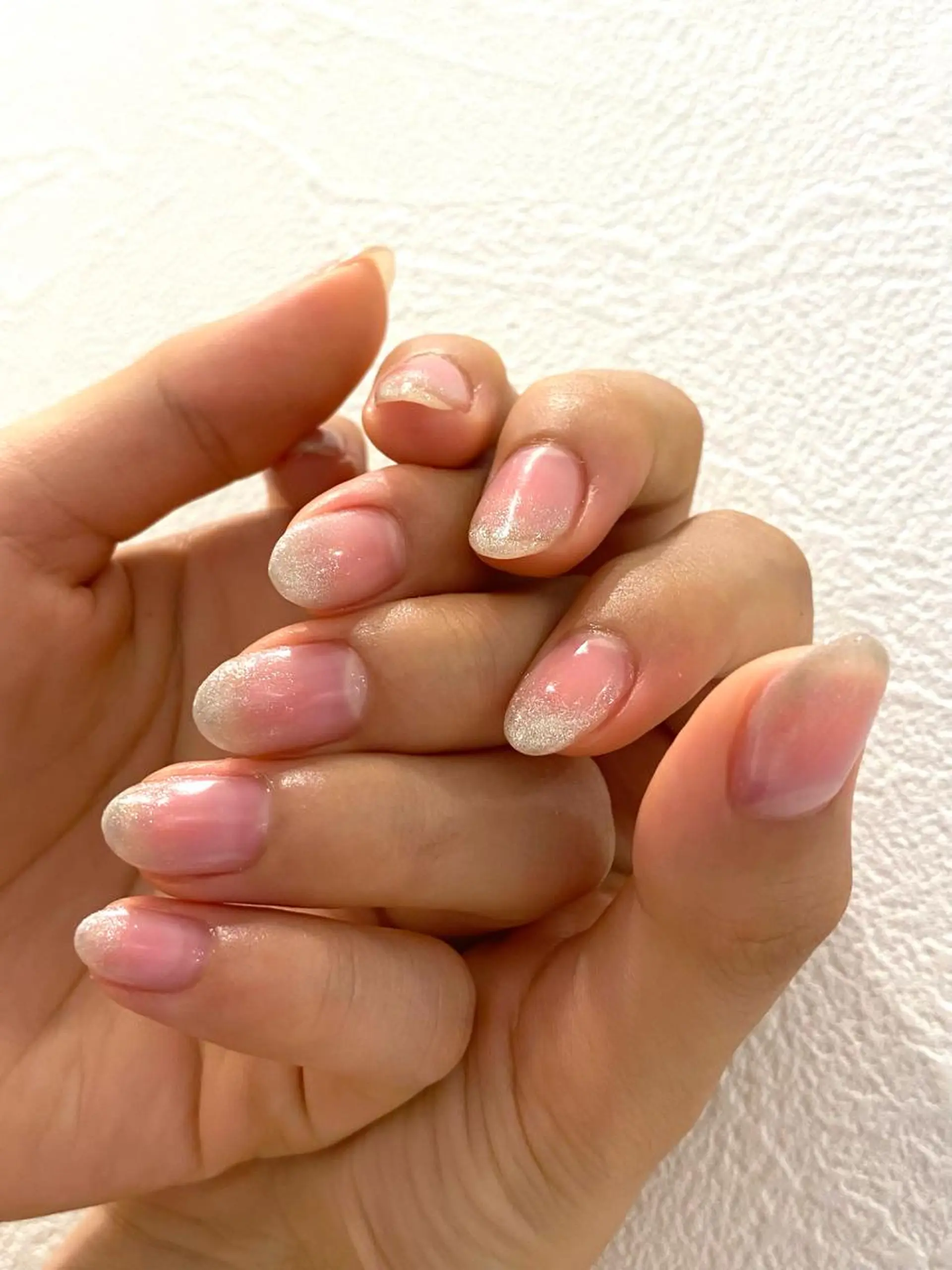 ネイル チークネイル グラデーション マグネットネイル Ann nailのネイルデザイン