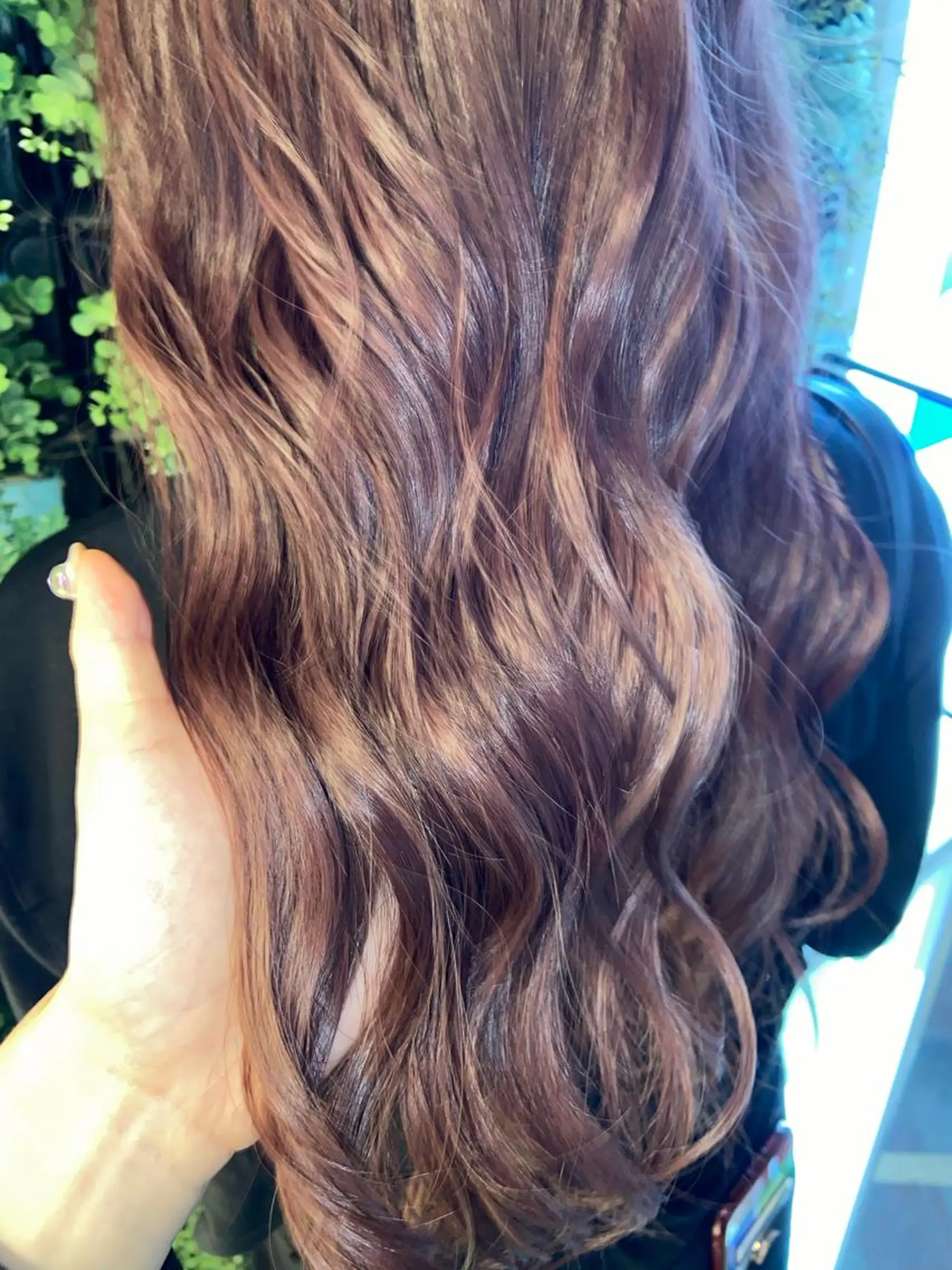 ロング カラー 縮毛矯正/艶カラー /美髪/ﾒｸﾞﾐのヘアスタイル