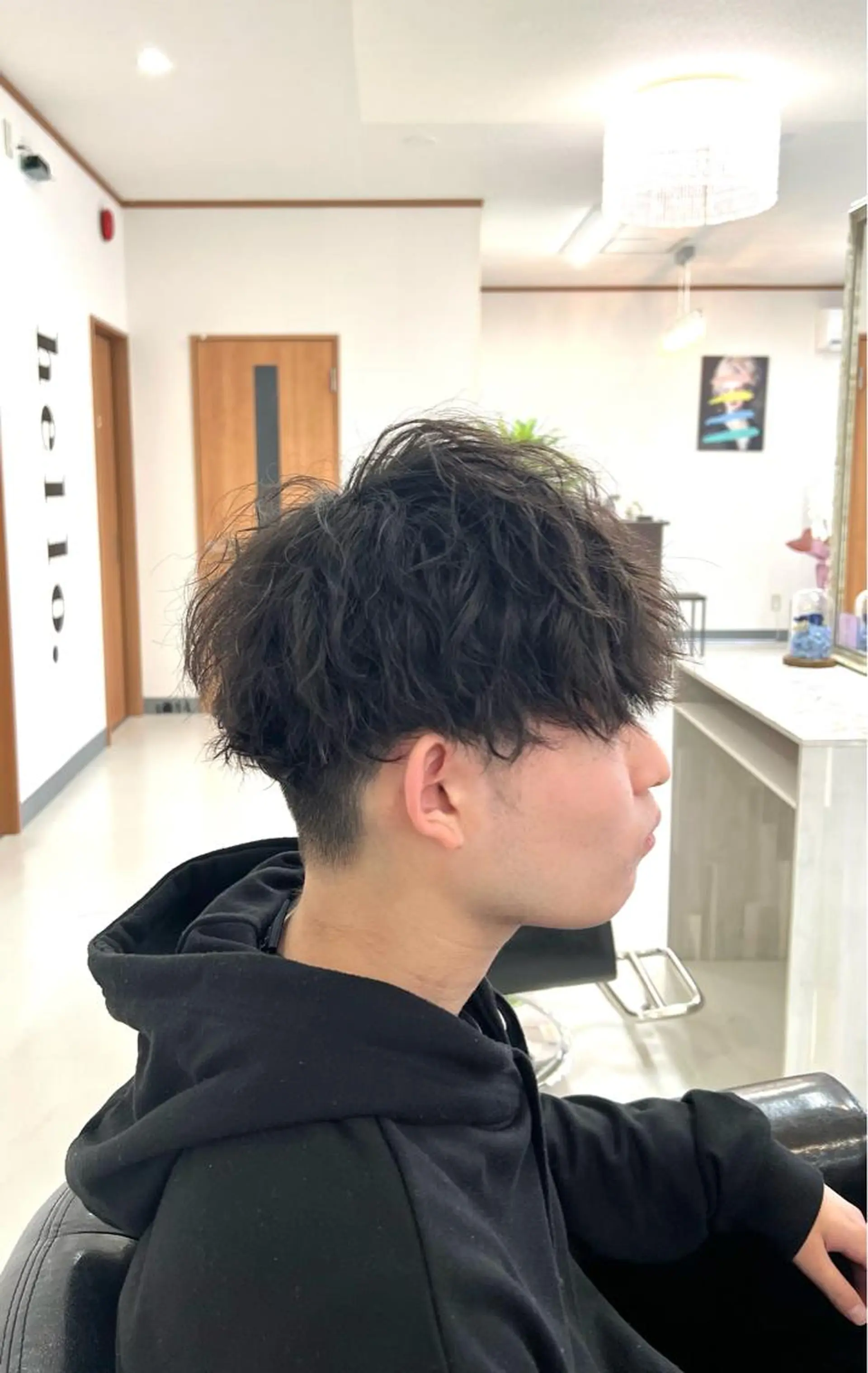 ショート パーマ メンズ KEN 🌟のヘアスタイル