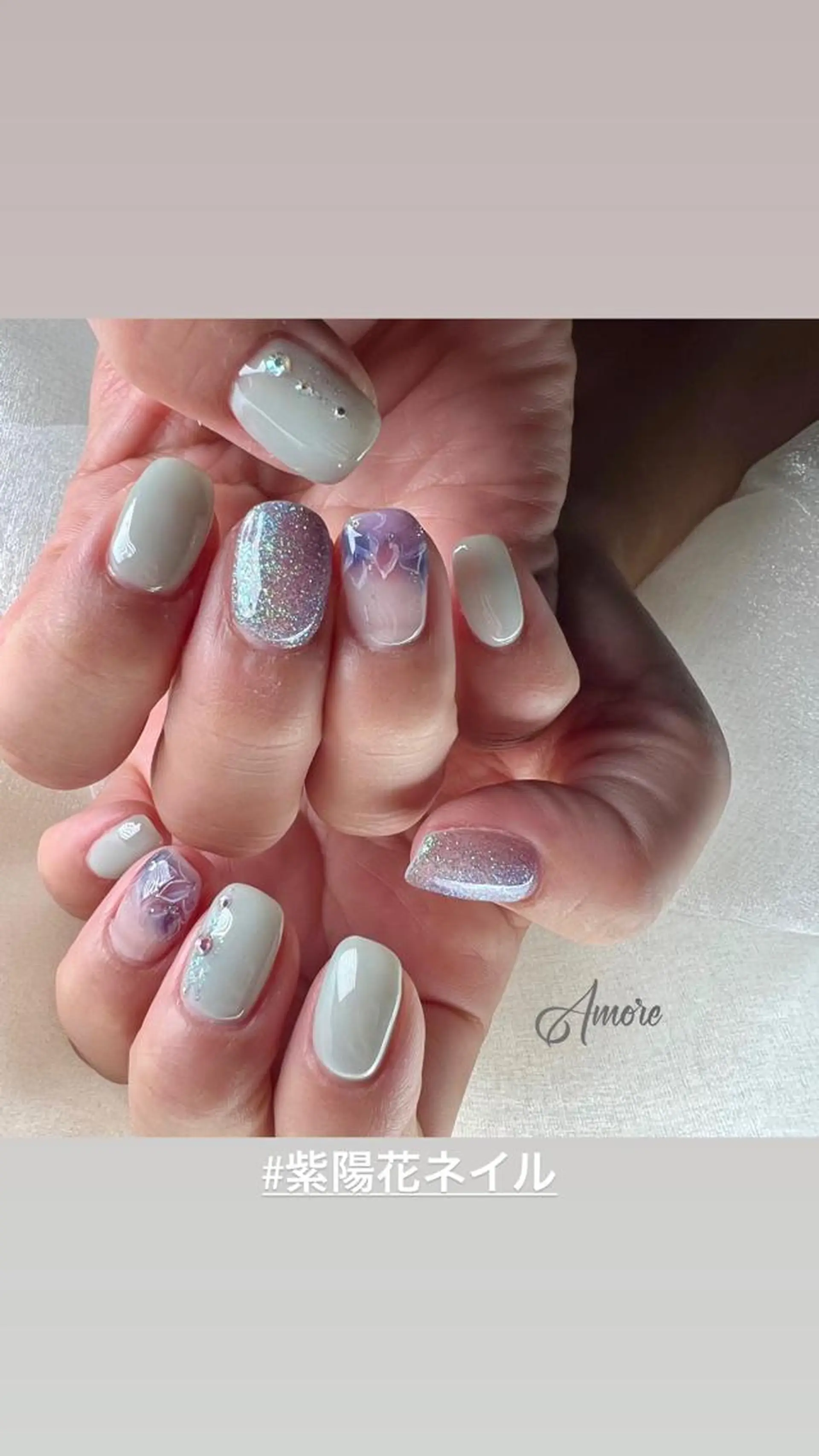 ネイル ジェルネイル 韓国ネイル パラジェル 夏ネイル You kyehwaのネイルデザイン