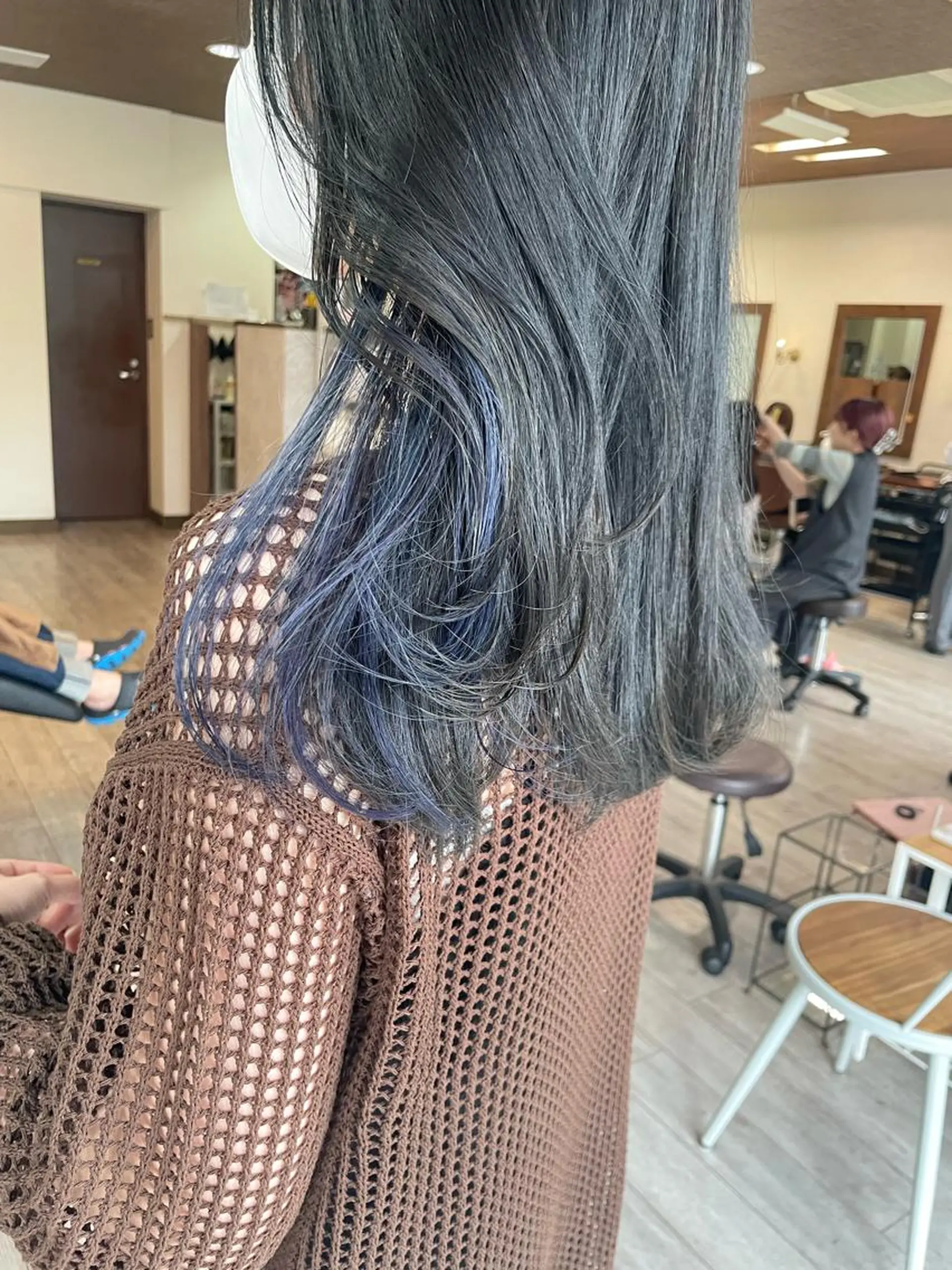 ミディアム カラー ブルーカラー イヤリングカラー ラベンダーカラー ユニコーンカラー 🫧ヒシダアキ taboo.i🫧のヘアスタイル