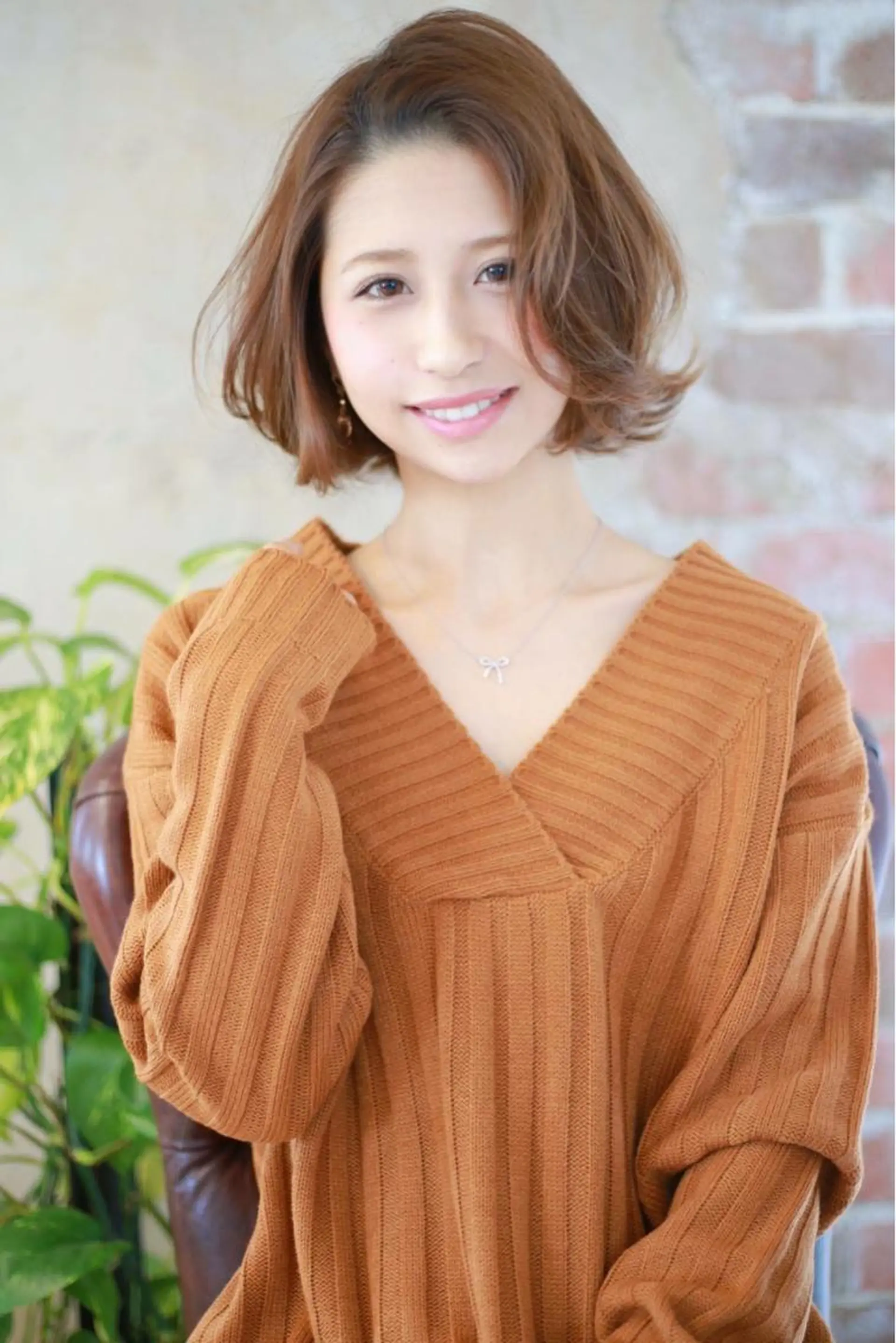 ショート ミディアム セミロング ロング カラー パーマ ボブ Soleria 田中慎一のヘアスタイル