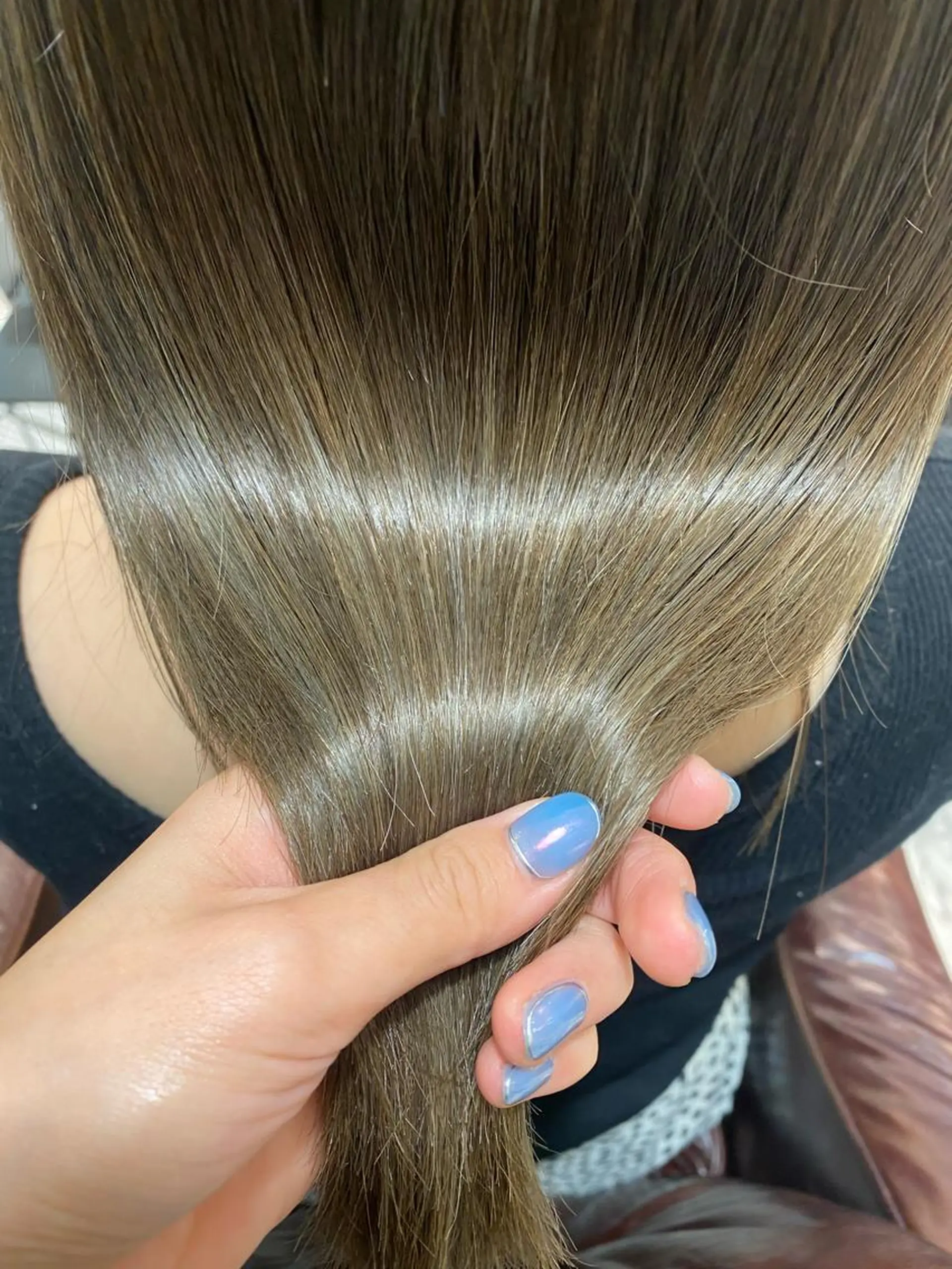 ロング カラー ベージュカラー 透明感カラー ハイライトカラー ハイライト 透明感/縮毛/ボブ CHIHIROのヘアスタイル