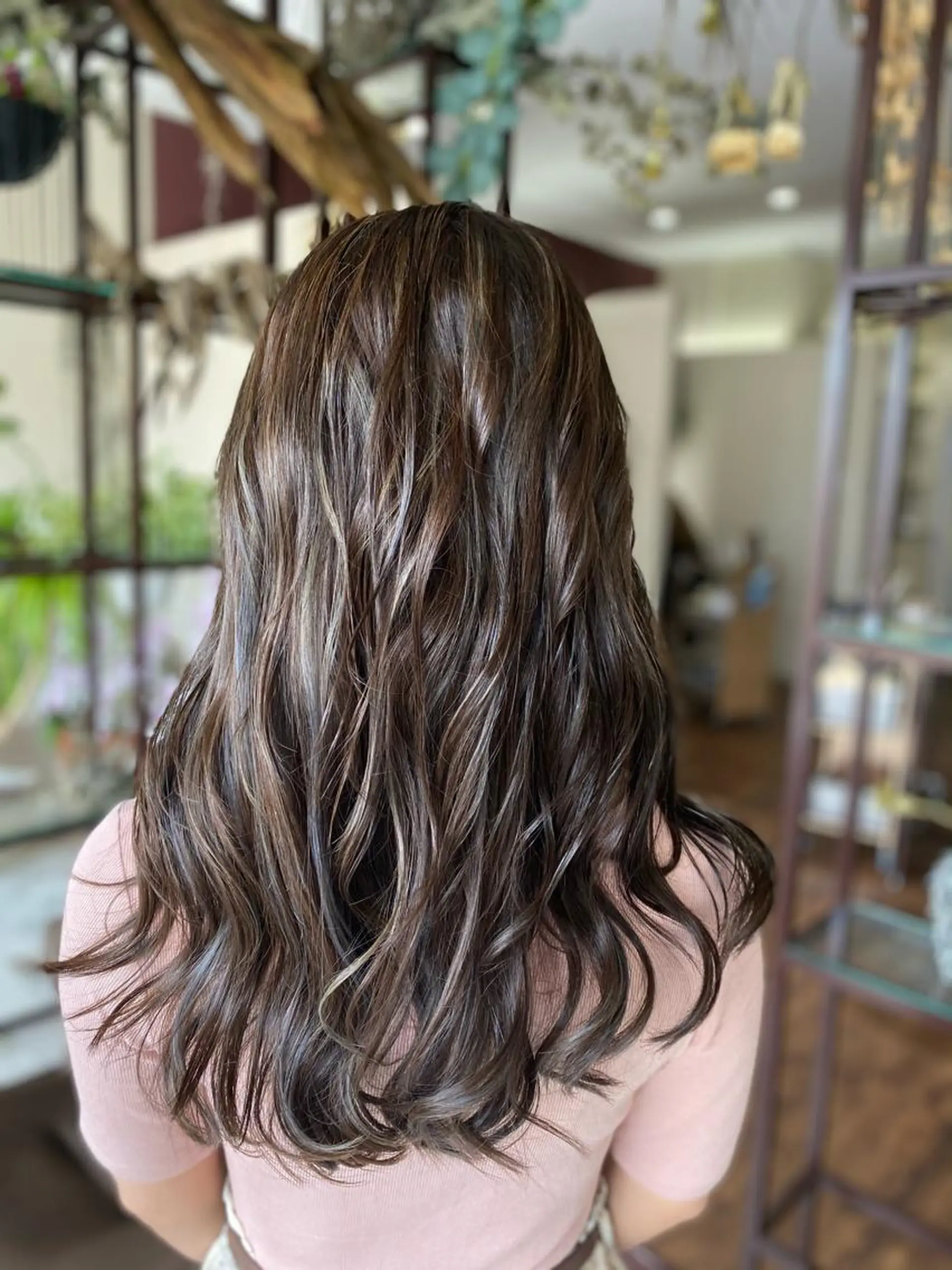 ロング カラー ブリーチ ハイライトカラー ハイライト ヘアカラー Style Tのヘアスタイル