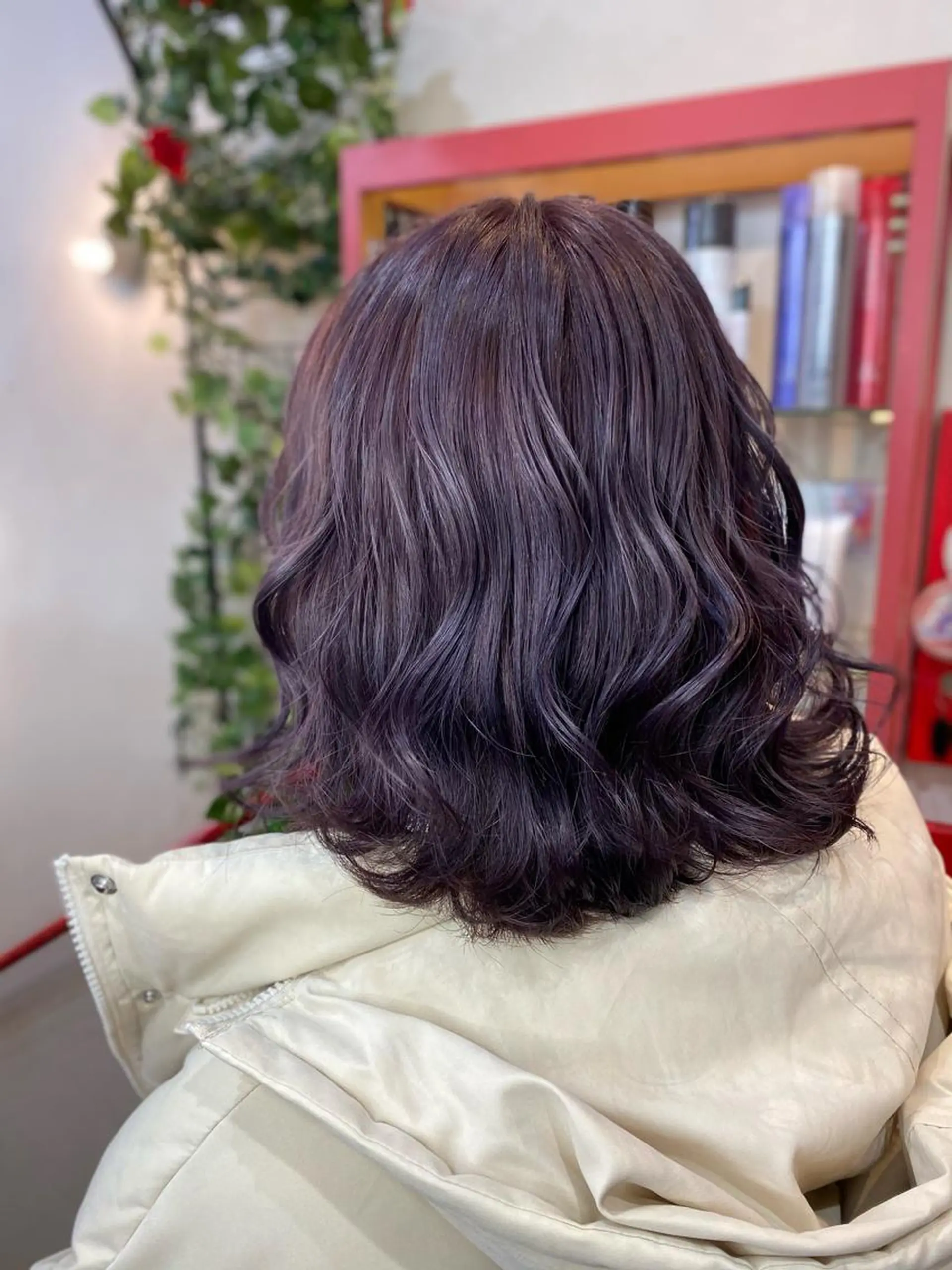 ミディアム ヘアカラー ゆぴ☾‪/推しカラー /ハイトーンのヘアスタイル