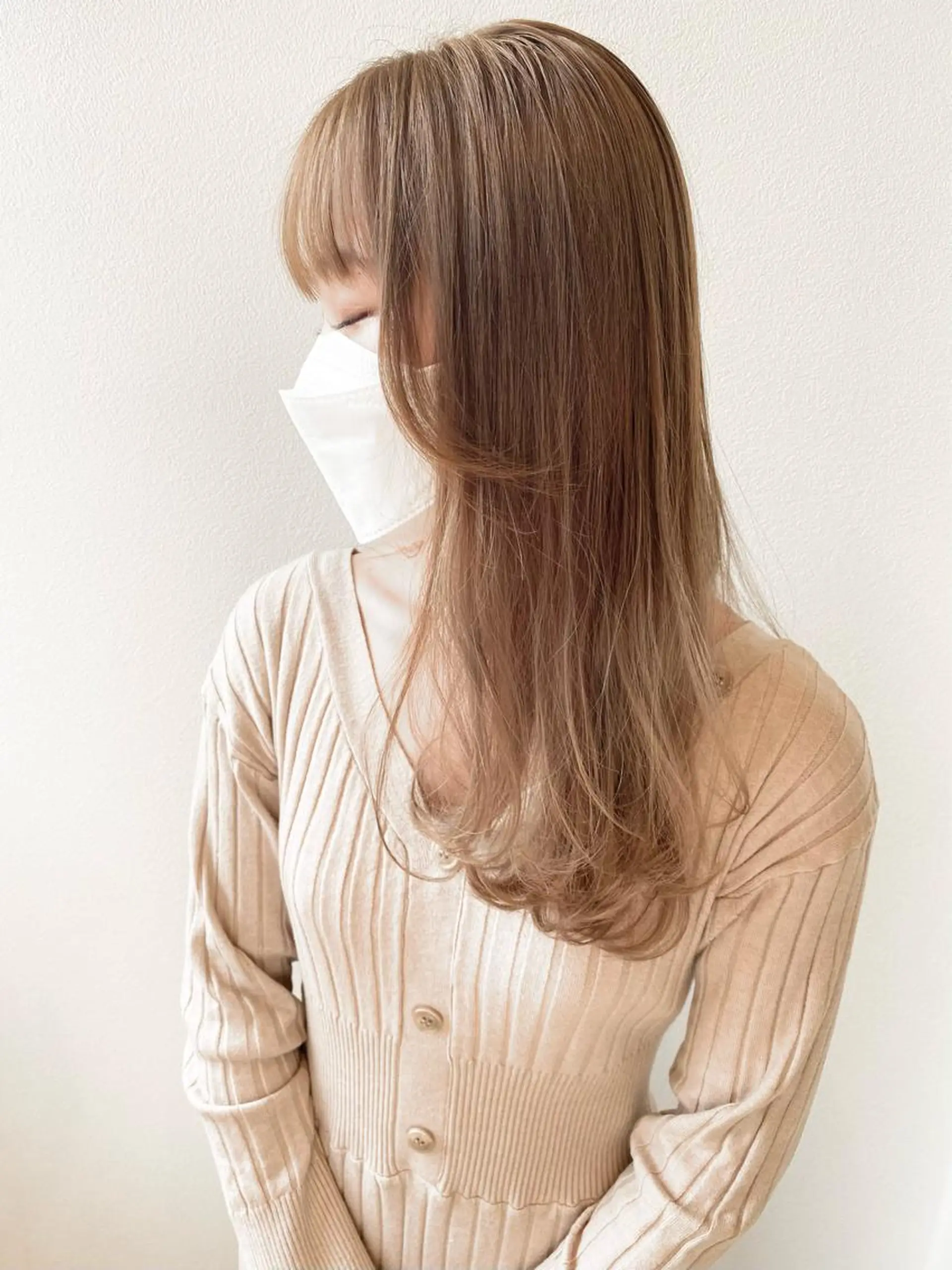 ロング カット ヘアカラー トリートメント MYRTLE TSUNODAのヘアスタイル