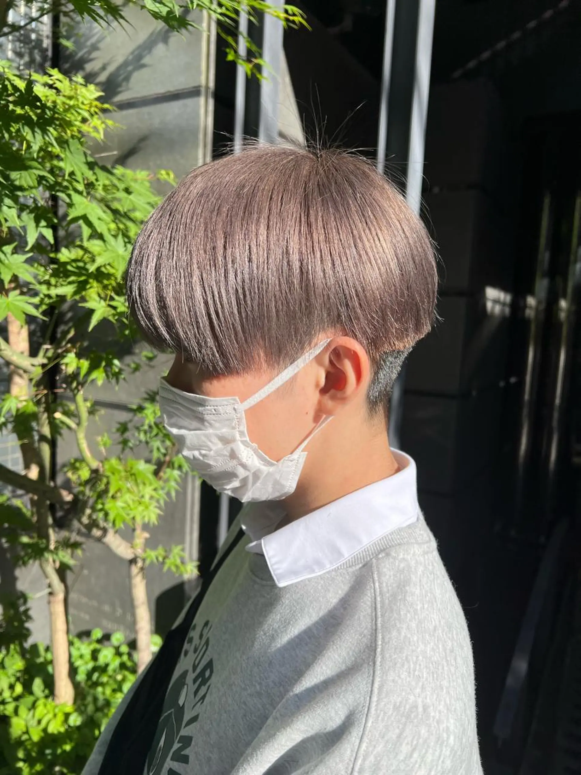 ショート カラー グレージュ 吉ヶ別符 亮祐のヘアスタイル