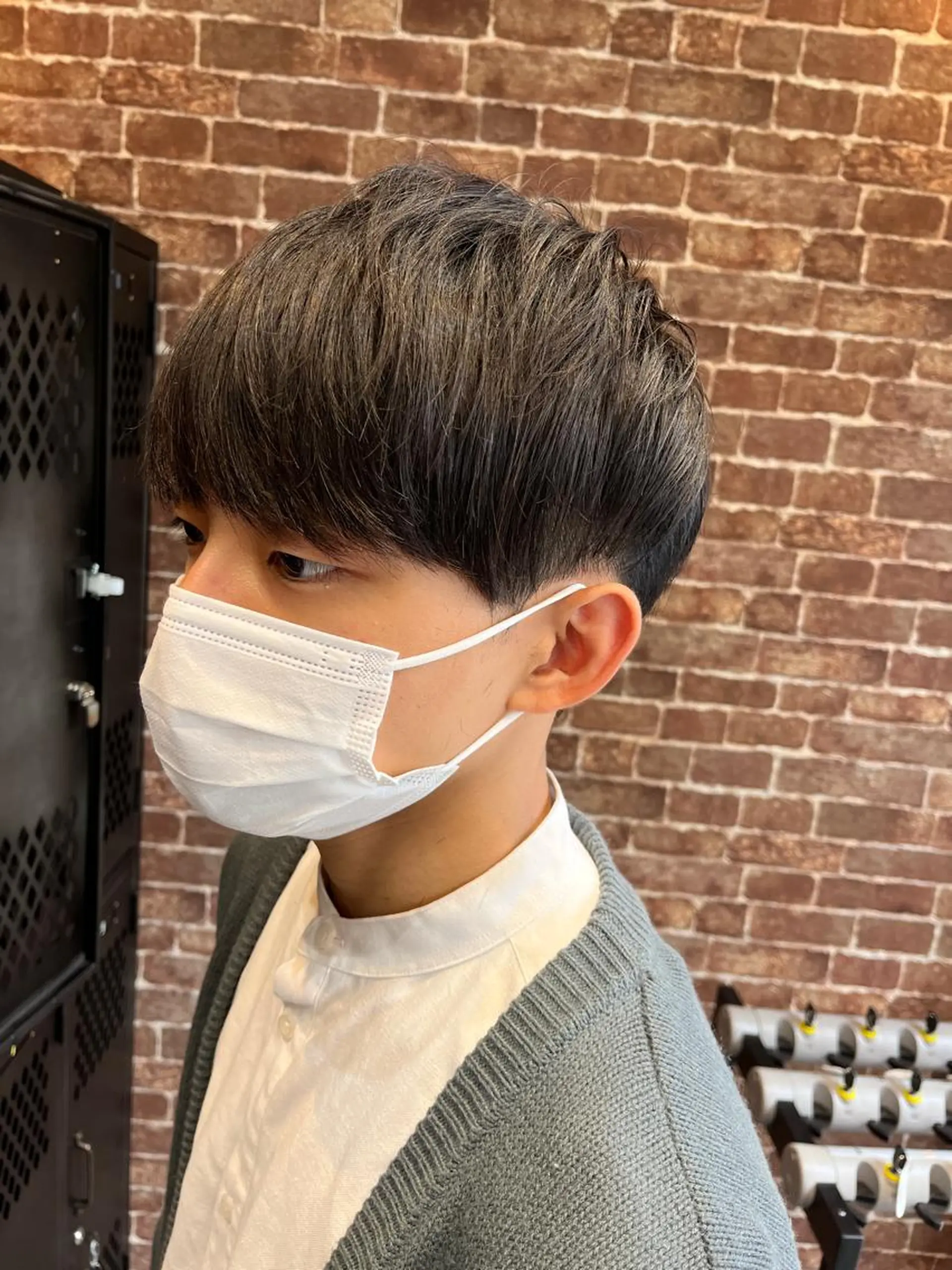 ショート カラー パーマ ヘアアレンジ メンズ キッズ ネイル マツエク・マツパ アイブロウ メンズハイライト メンズパーマ ブラウンカラー ケアカラー 透明感カラー 久木原 ゆりのヘアスタイル