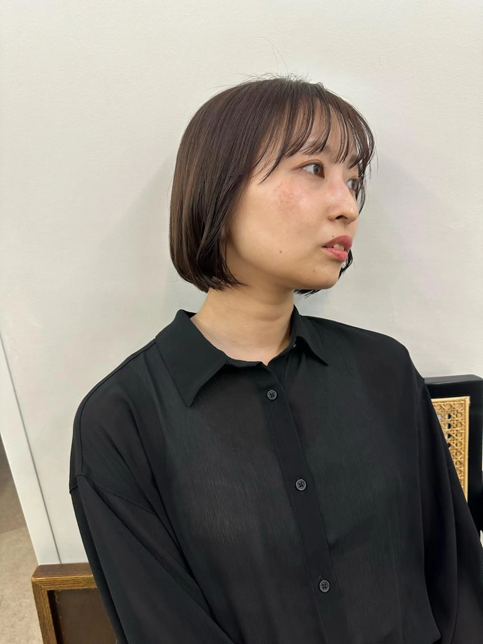 カラー ベージュカラー 透明感カラー ラベンダーカラー さとう あやかのヘアスタイル