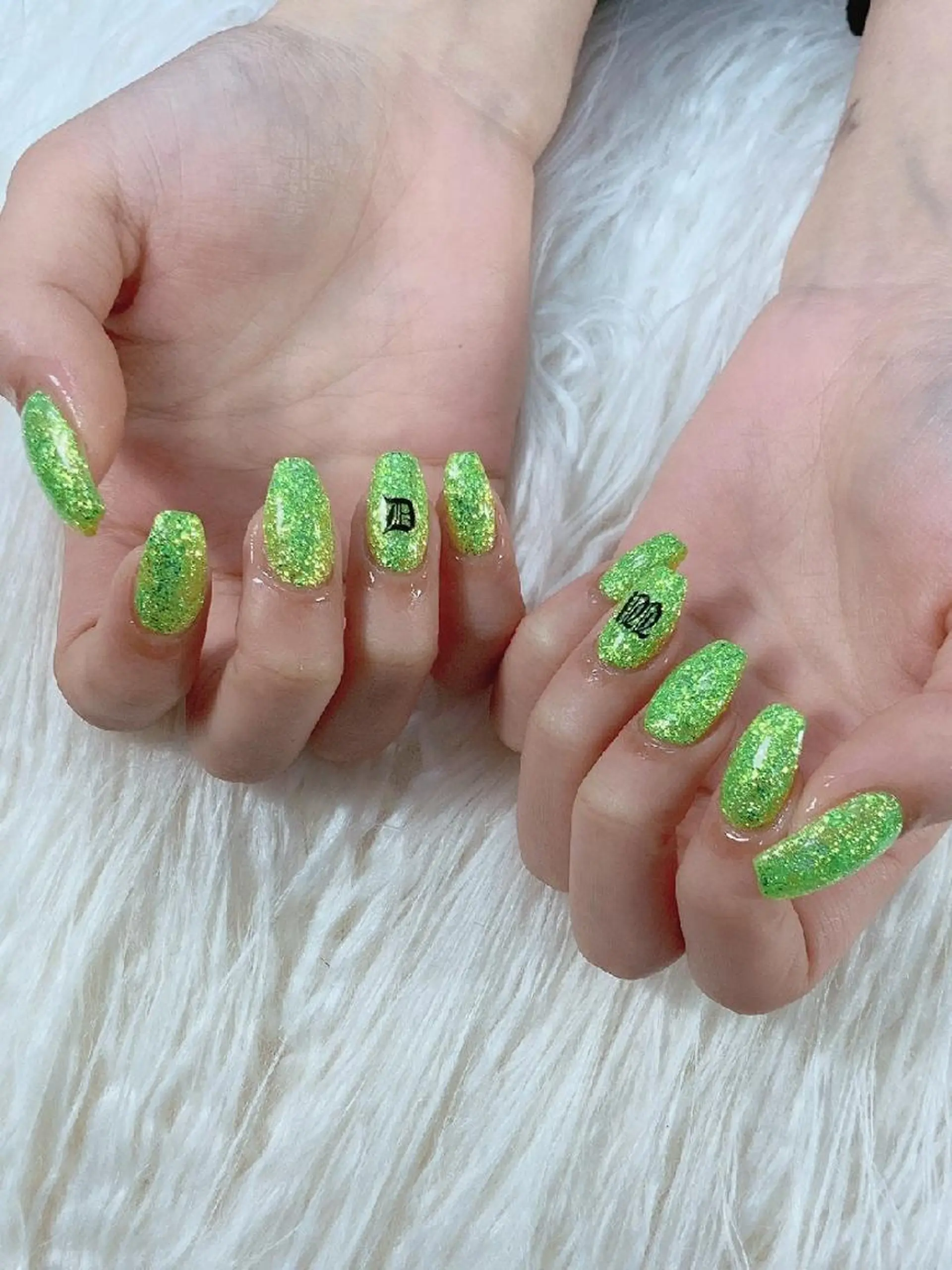 ネイル ラメ(グリッター) ワンカラーネイル   MAKI NAILのネイルデザイン
