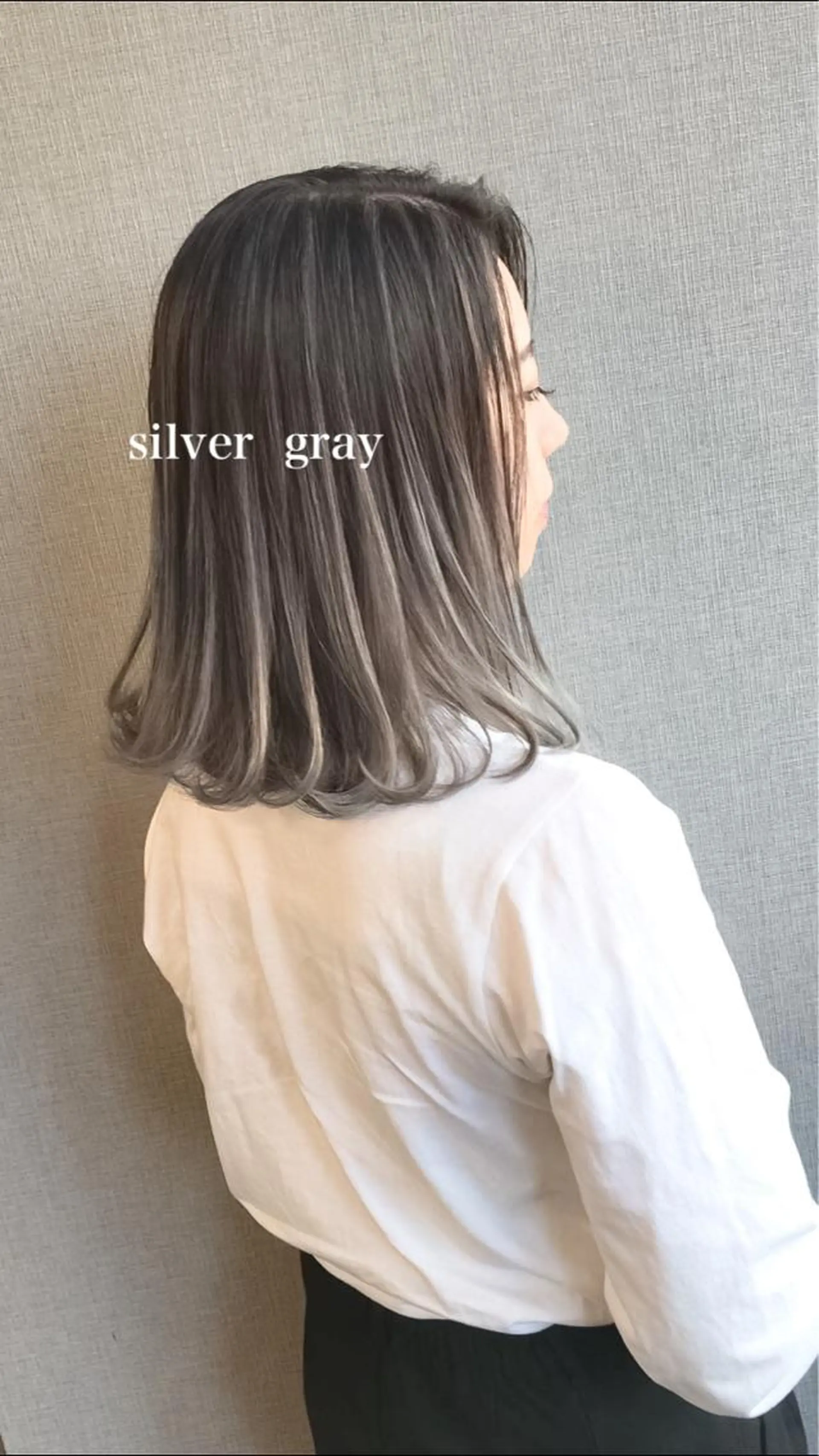 ミディアム カラー Selenehair 三条本店のヘアスタイル