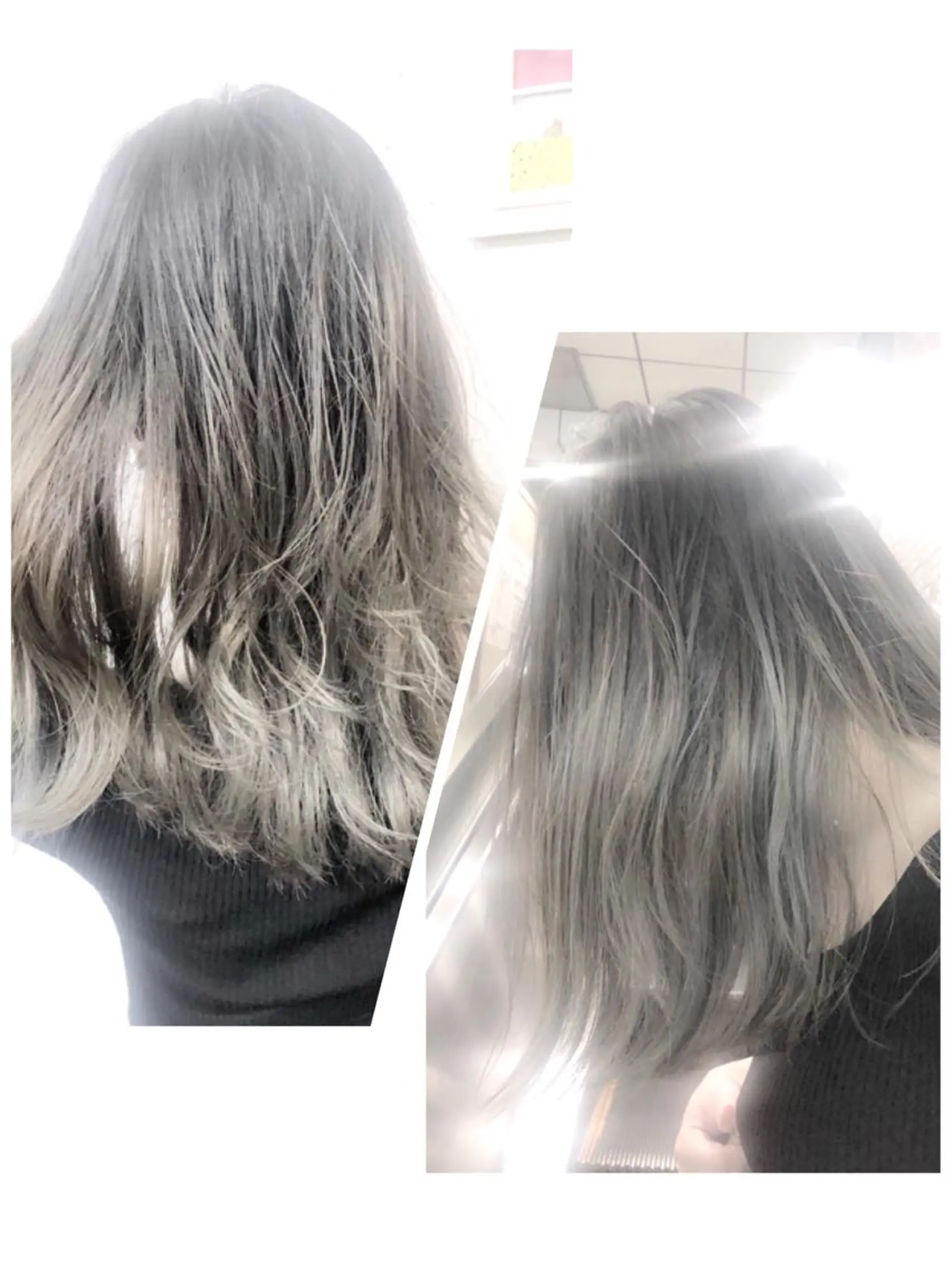 ミディアム カラー グラデーションカラー ハイライトカラー 3Dハイライト ハイライト ヘアカラー トリートメント ヘッドスパ グレージュ/髪質改善 Yamato.hのヘアスタイル