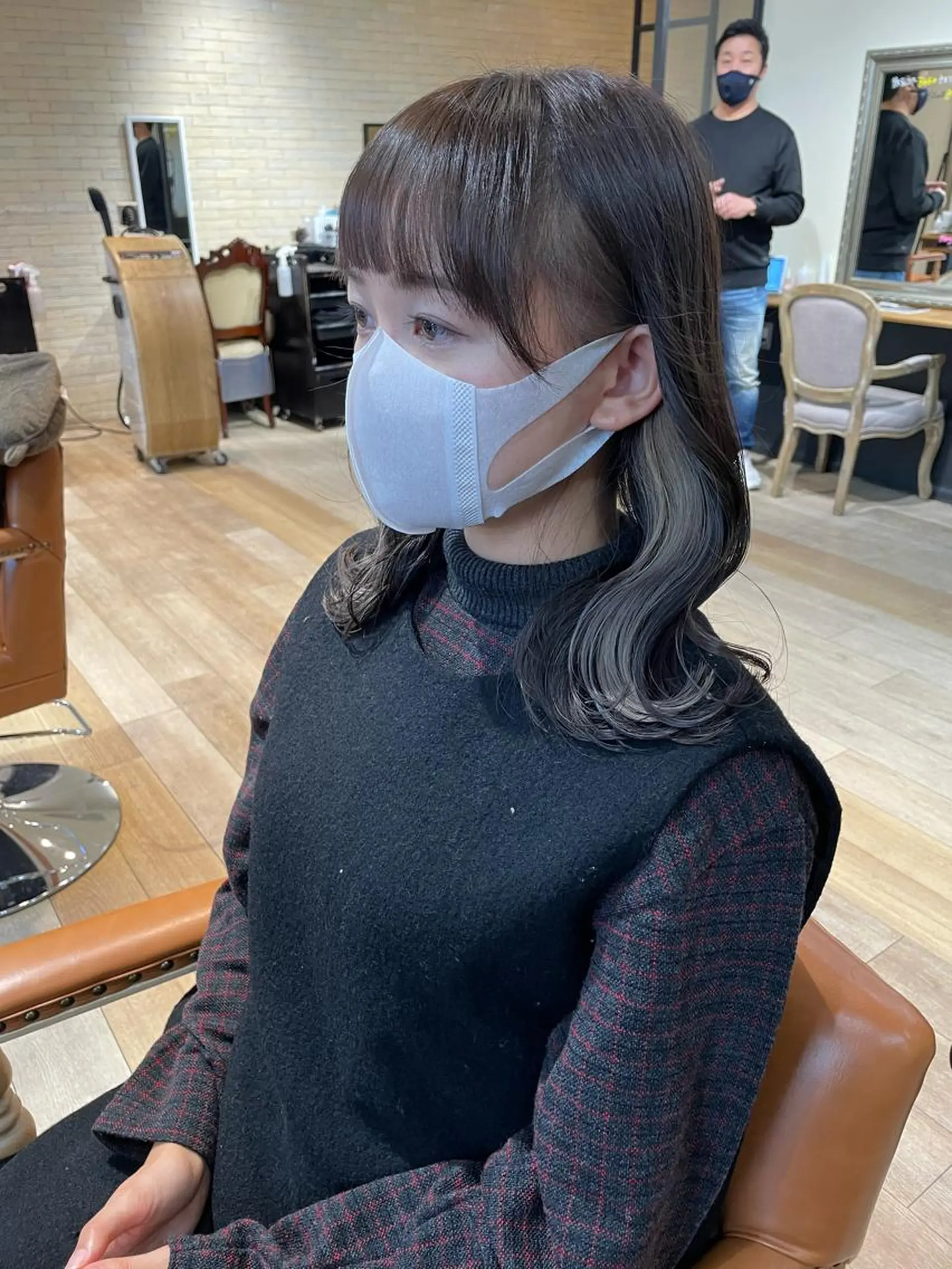 セミロング 亀川蓮 Agu hairのヘアスタイル