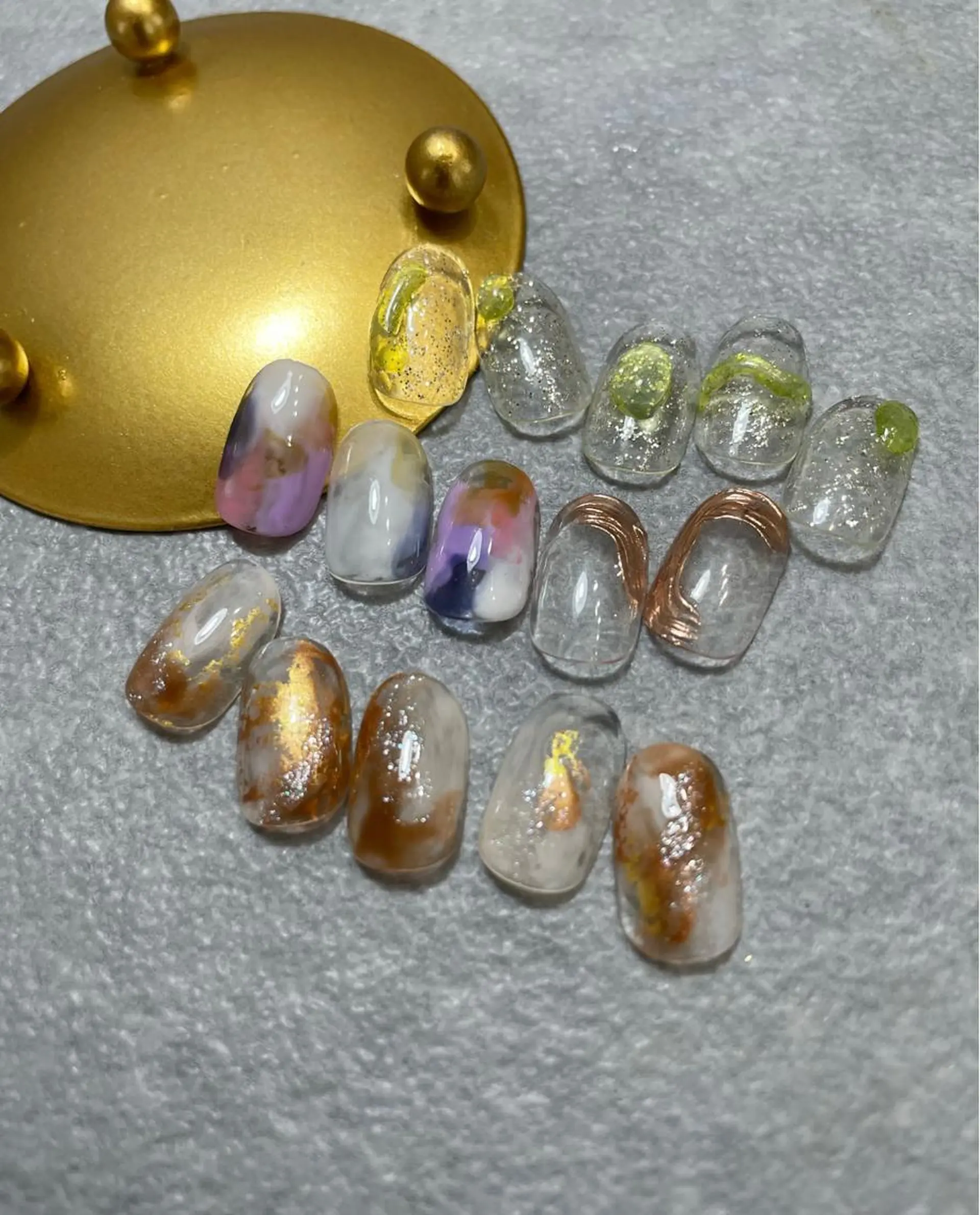 ネイル ハンドネイル フットネイル kiii.__ ✴︎*のネイルデザイン