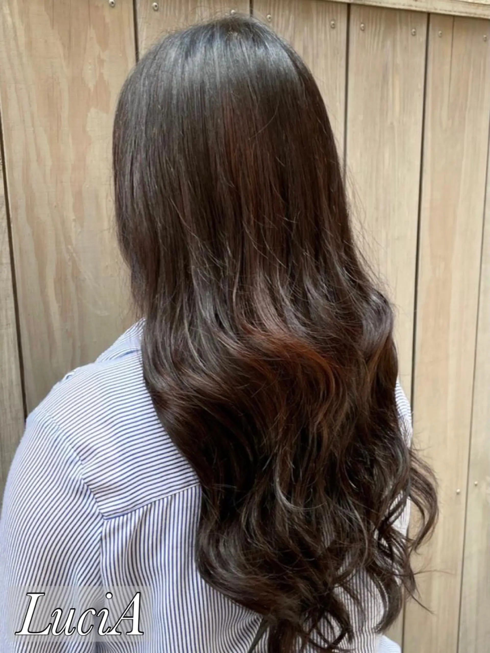 セミロング カラー ヘアアレンジ LuciA/エクステ カラーのヘアスタイル