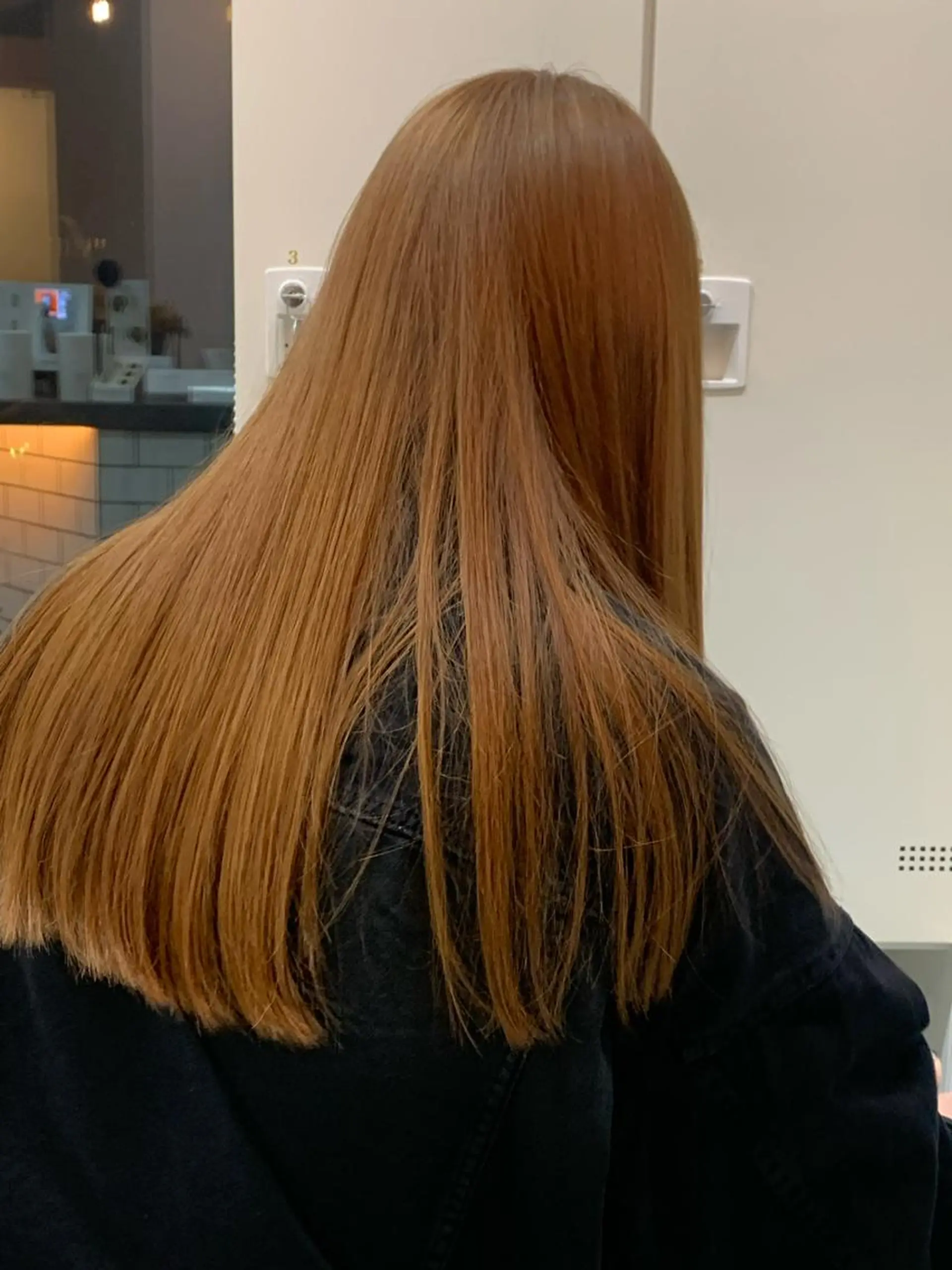 ロング カラー オレンジ 🤍垢抜け♡透明感 カラーmoeka🤍のヘアスタイル