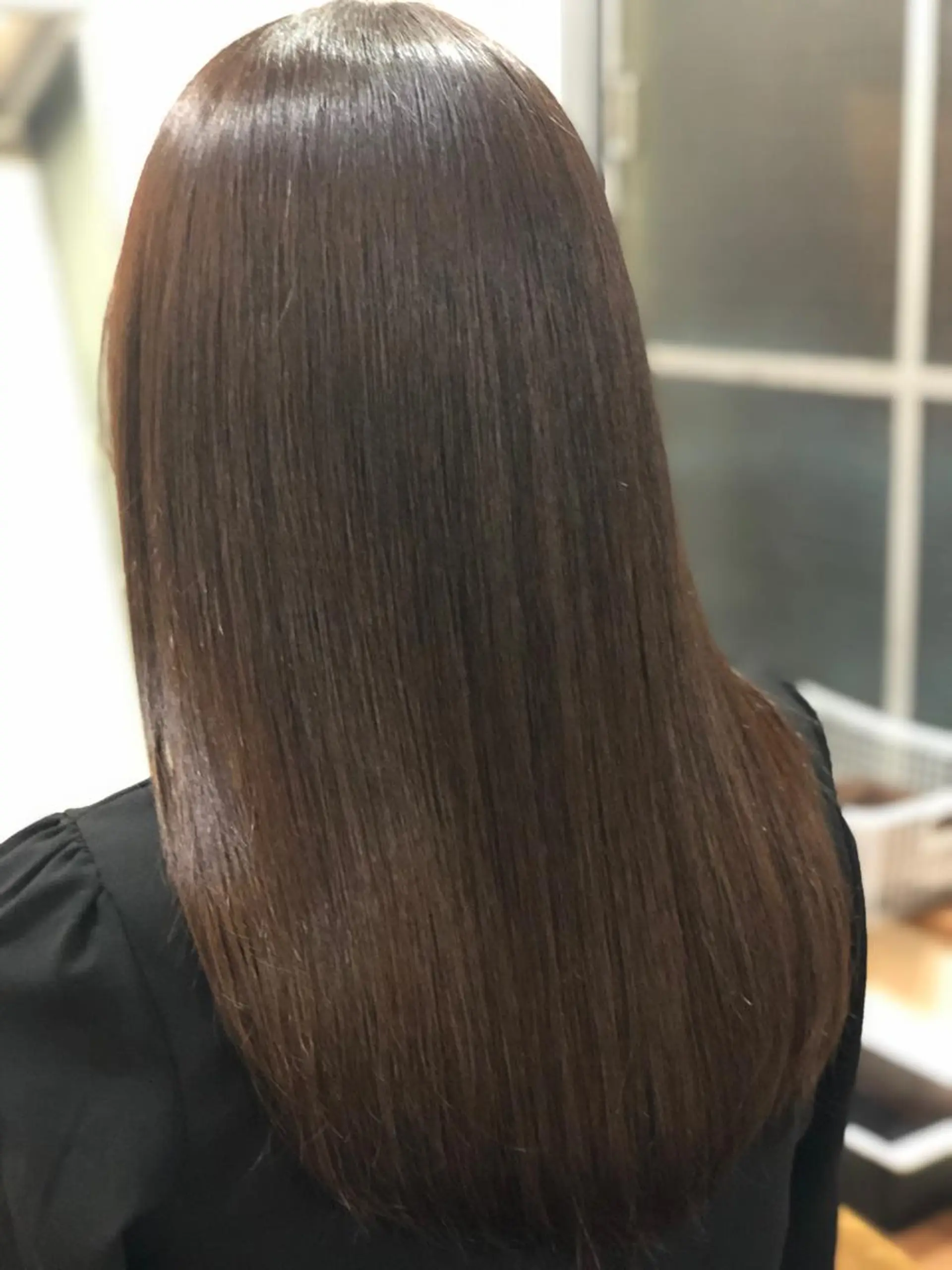 セミロング セミロングパーマ 縮毛矯正 トリートメント 縮毛矯正の達人 ☆　松本のヘアスタイル