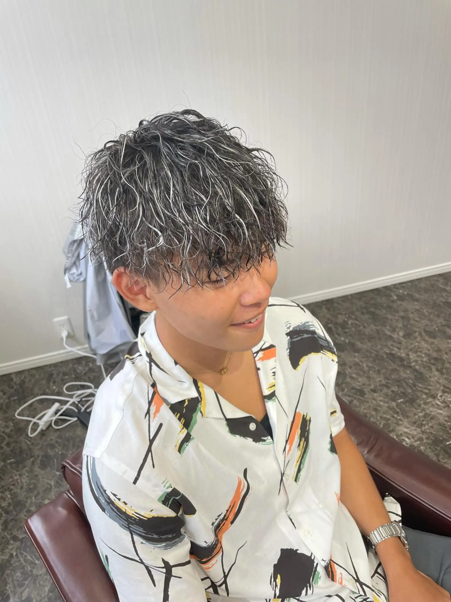 パーマ メンズ メンズメッシュ 和歌山ランキング1位 井開のヘアスタイル