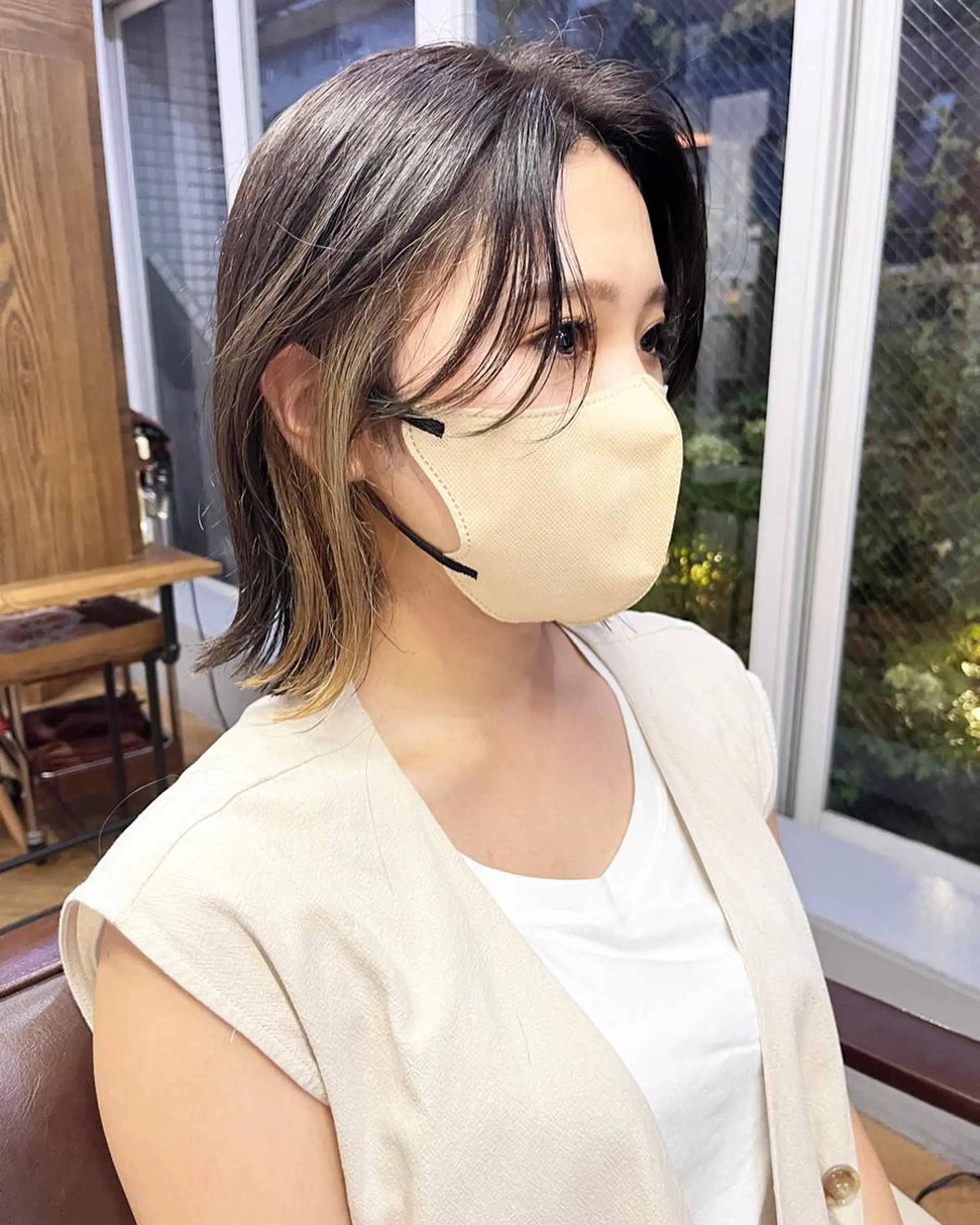 ショート カラー カット ヘアカラー トリートメント Hareru 豊田 修廣のヘアスタイル